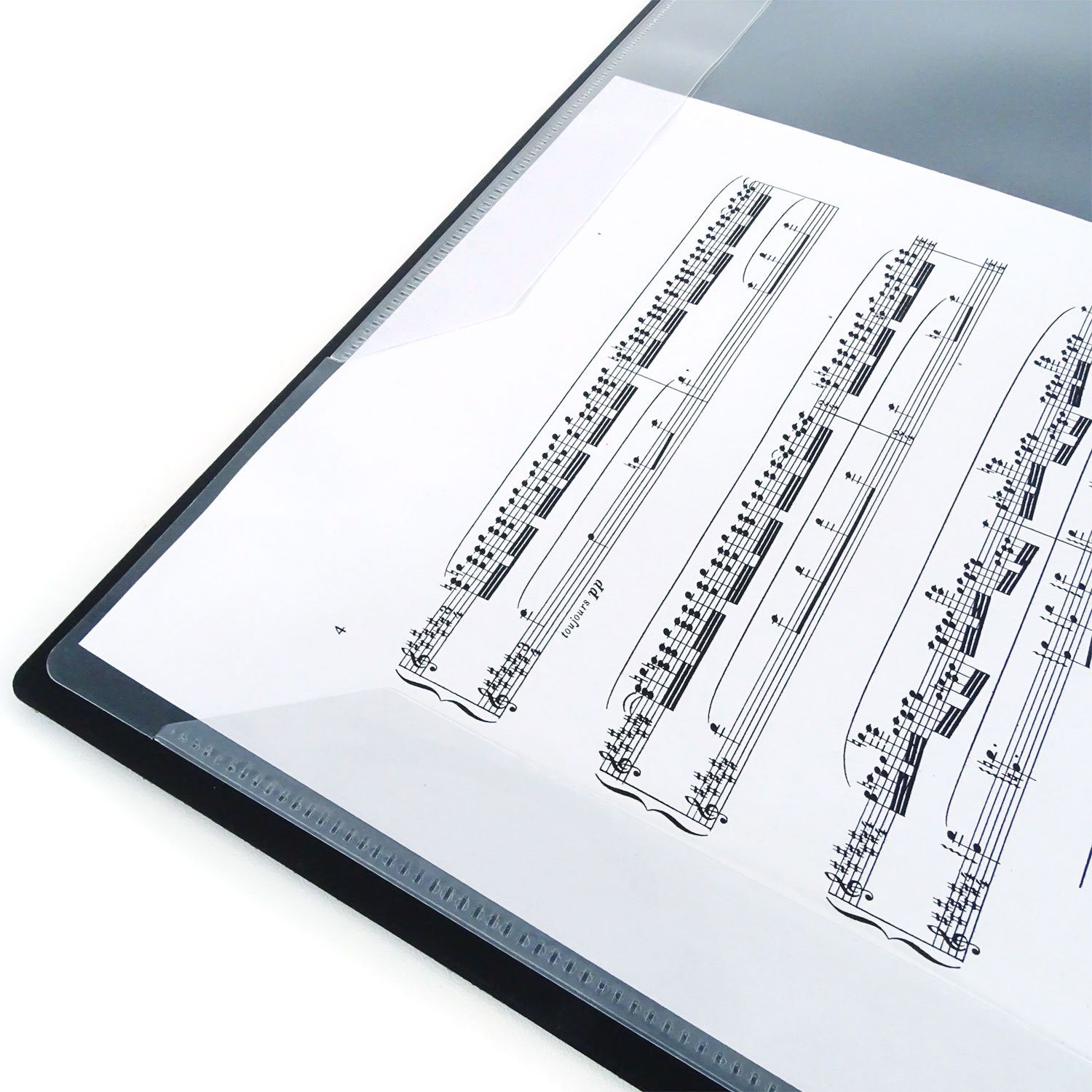 keepdrum Notenpult keepdrum MA30 Notenmappe für 30 Seiten A3 Format, (für 30 Seiten), DIN A3 Format
