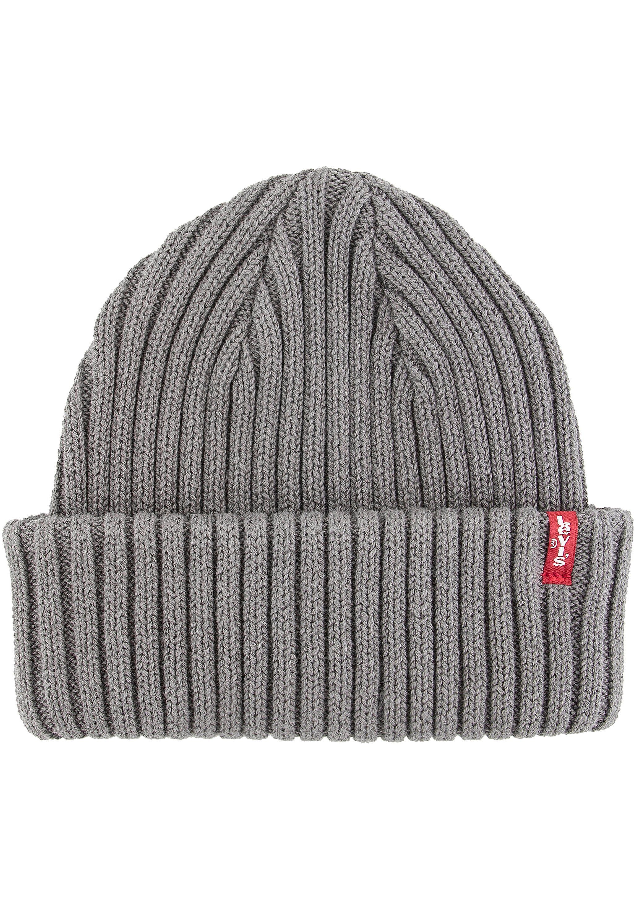 UNISEX Levi's® Strickmütze grau