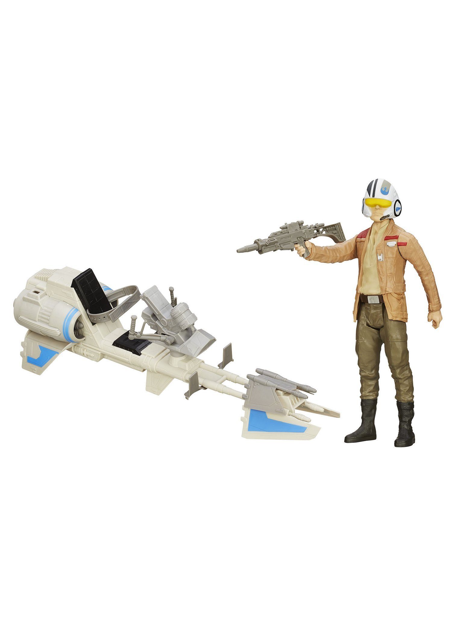 Hasbro Actionfigur Poe Dameron mit Speeder Figuren-Set