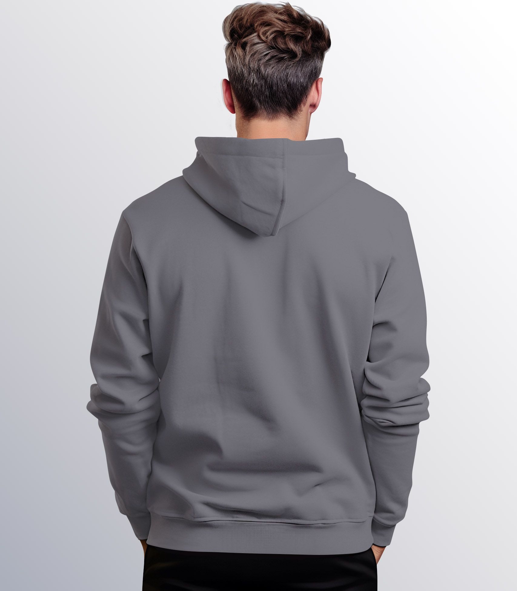 Neverless Hoodie Hoodie Herren Frontprint Line-Art Berge Wandern Natur Outdoor Fashion – Bild 4 von 5