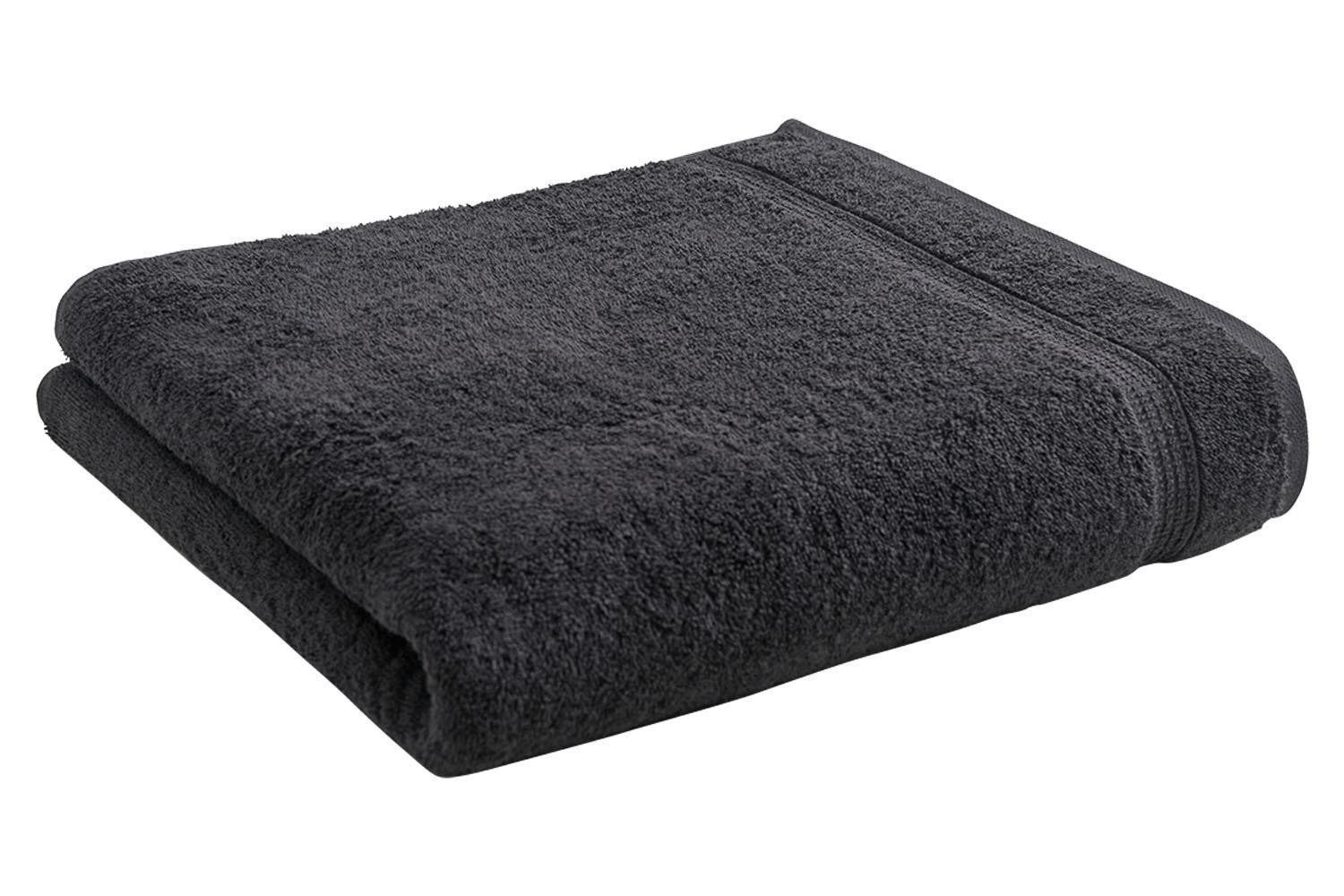 MONDO Handtuch FERI, B 50 cm, L 100 cm, Anthrazit, (1-St), 100 % Baumwolle