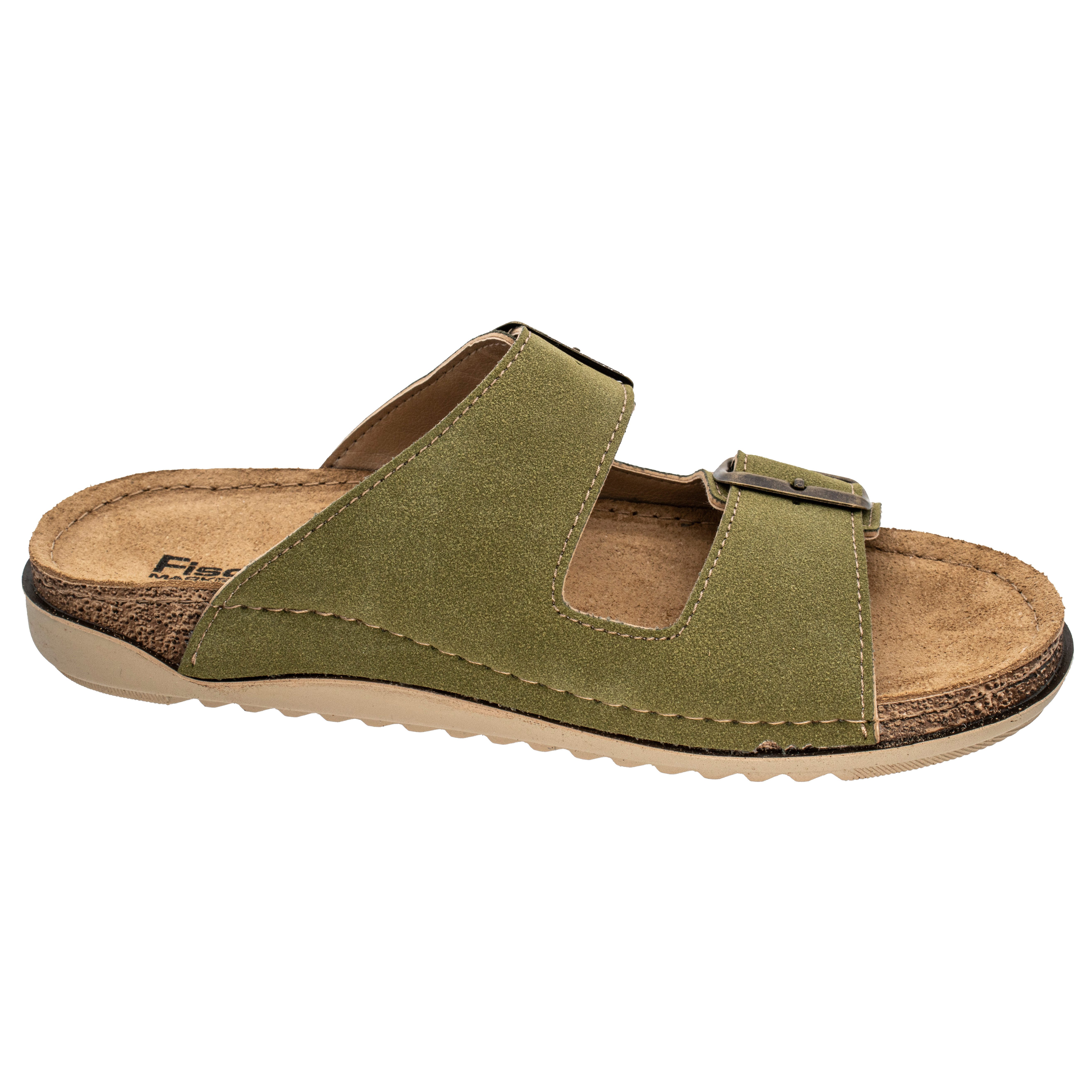 Fischer-Markenschuh Sarah Pantolette aus Nappalino, mit Fleecefutter und ge günstig online kaufen