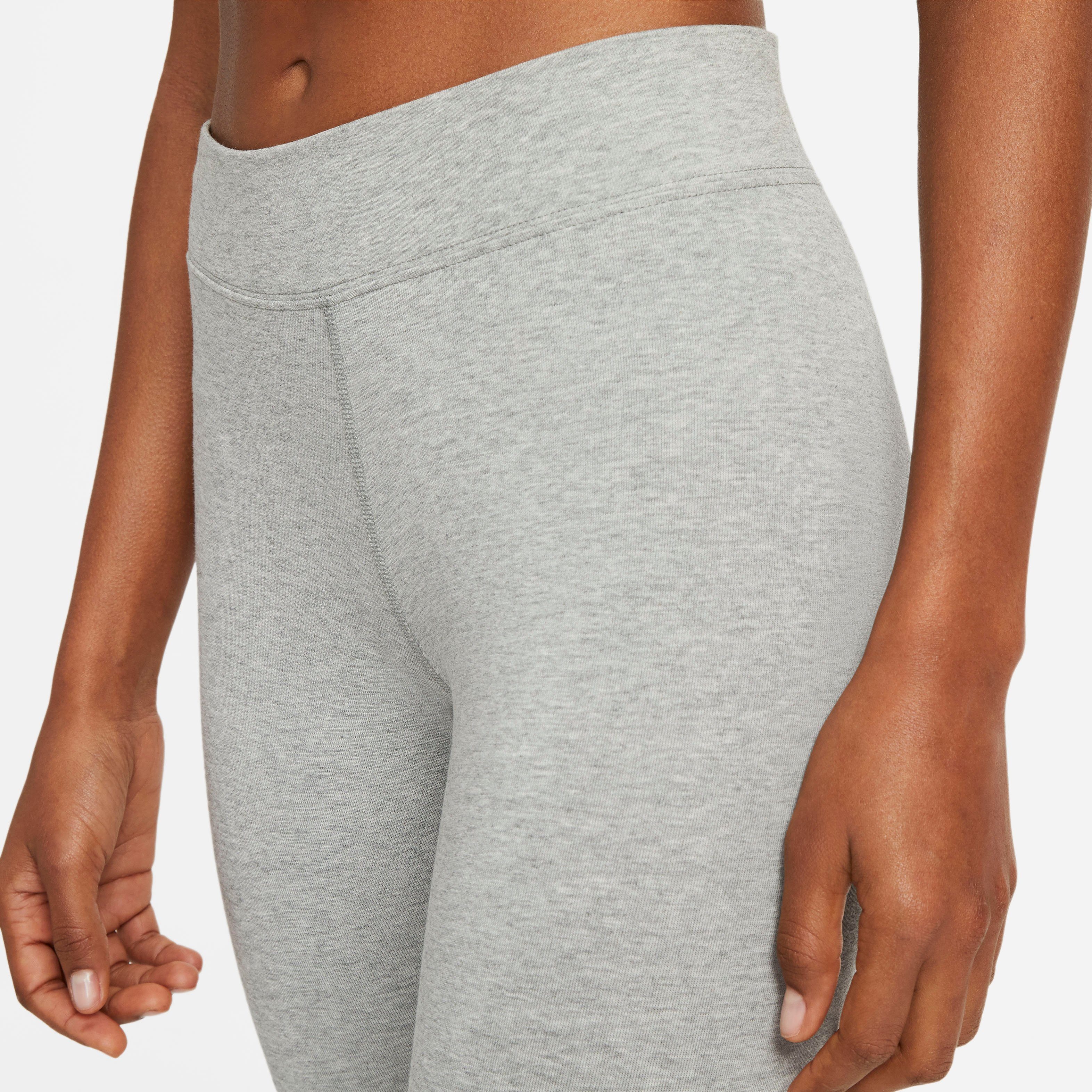 Essential hellgrau-meliert Leggings Mid-Rise / Sportswear Leggings Nike Women's