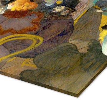 Posterlounge Acrylglasbild Henri de Toulouse-Lautrec, Im Kabarett, Esszimmer Malerei