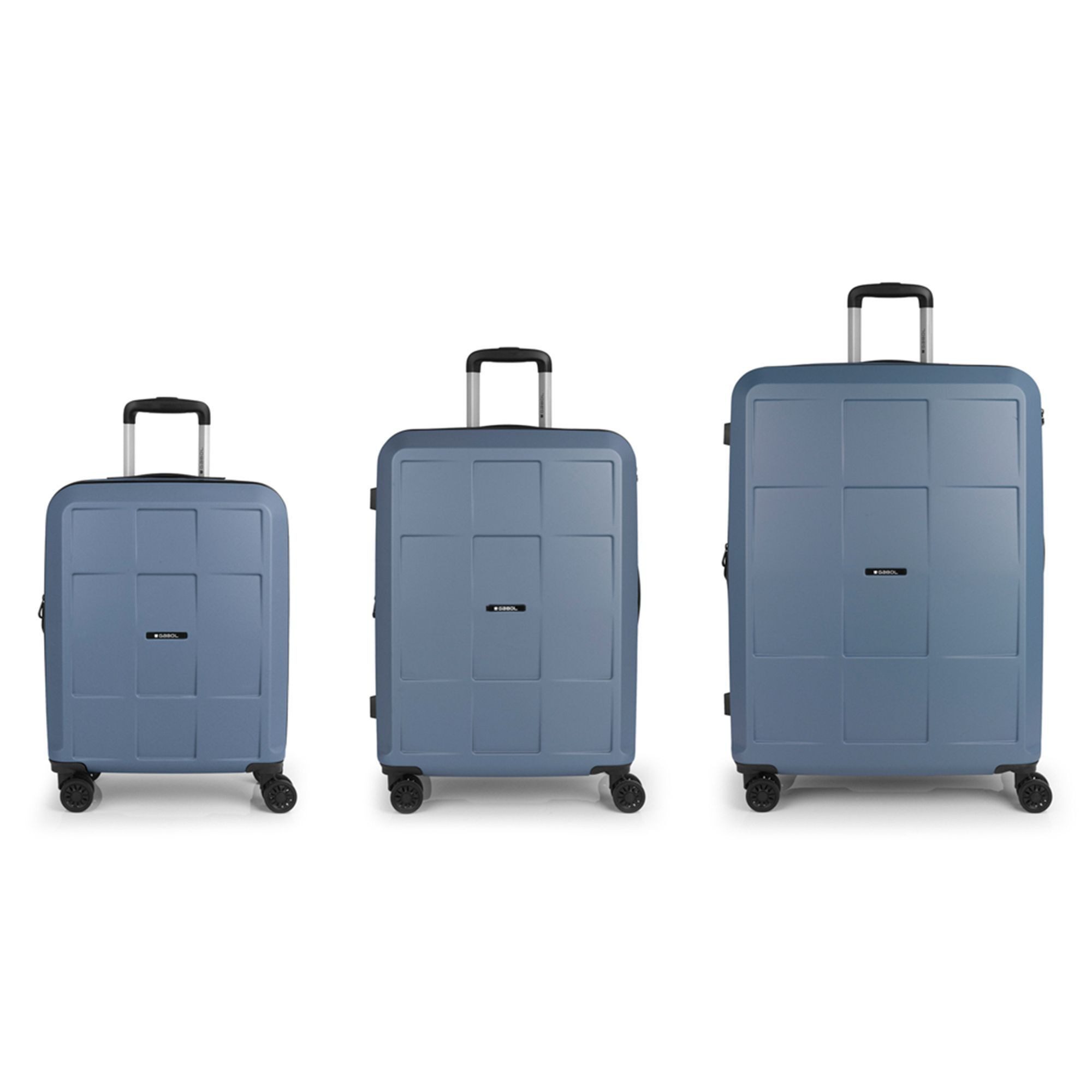 Gabol Trolleyset Montreal, 4 Rollen, (3-teilig, 3 tlg), ABS