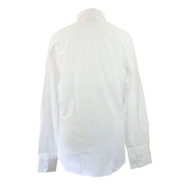 Pioneer Authentic Jeans Outdoorhemd Pioneer Herren Hemd regular fit weiß langarm Baumwolle 18439