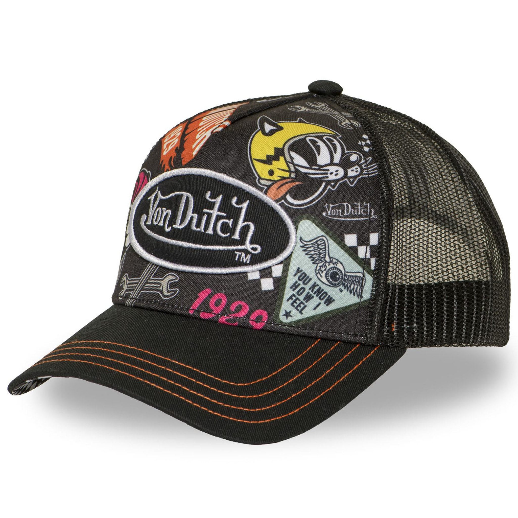 Von Dutch Trucker Cap Von Dutch Originals Trucker Cap - SUBLAMATION (Basecap, Basecap, Meshcap, Trucker Kappe)