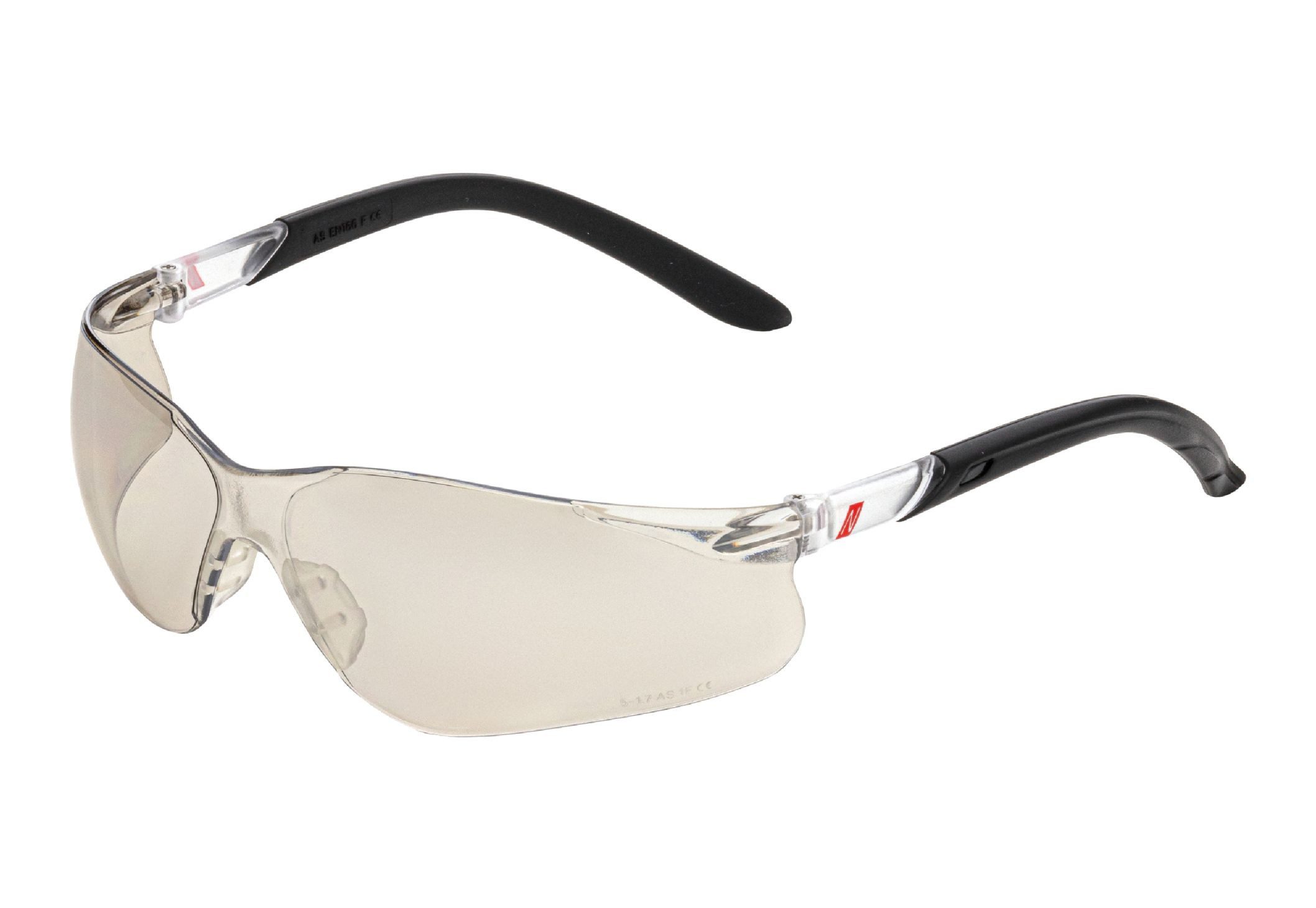 Nitras Arbeitsschutzbrille Schutzbrille Nitras VISION PROTECT 9012 Silber / Getönt / Verspiegelt