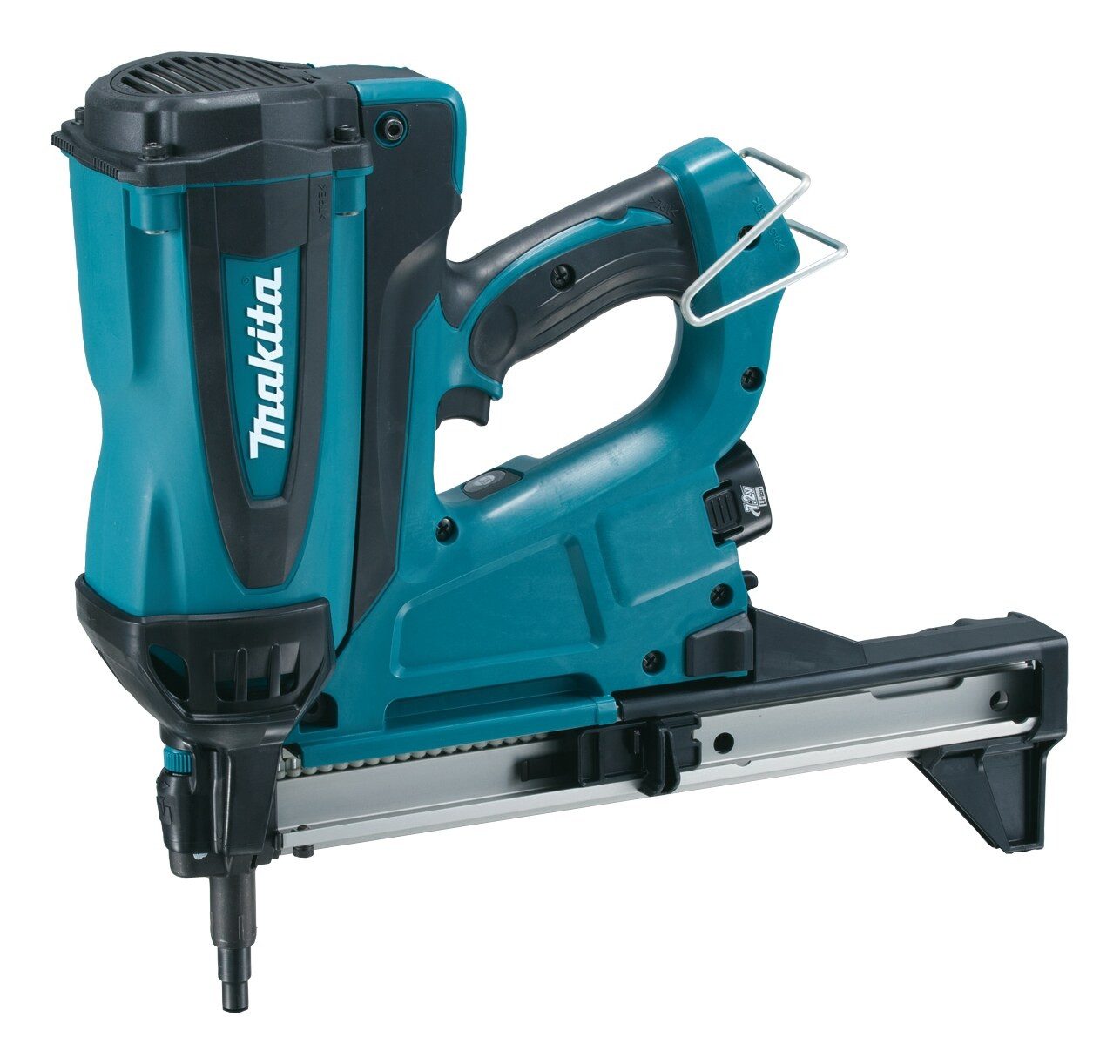 Makita Akku-Stauchkopfnagler, 7 in V, Gasnagler 7,2V, GN420CLSE, 15-40 mm, 2 x 1,5 Ah Li-Ion - im Karton