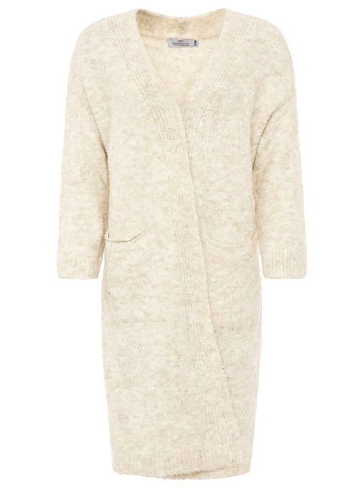 Zwillingsherz Strickjacke "Kuschel" mit Taschen und Wollanteil günstig online kaufen