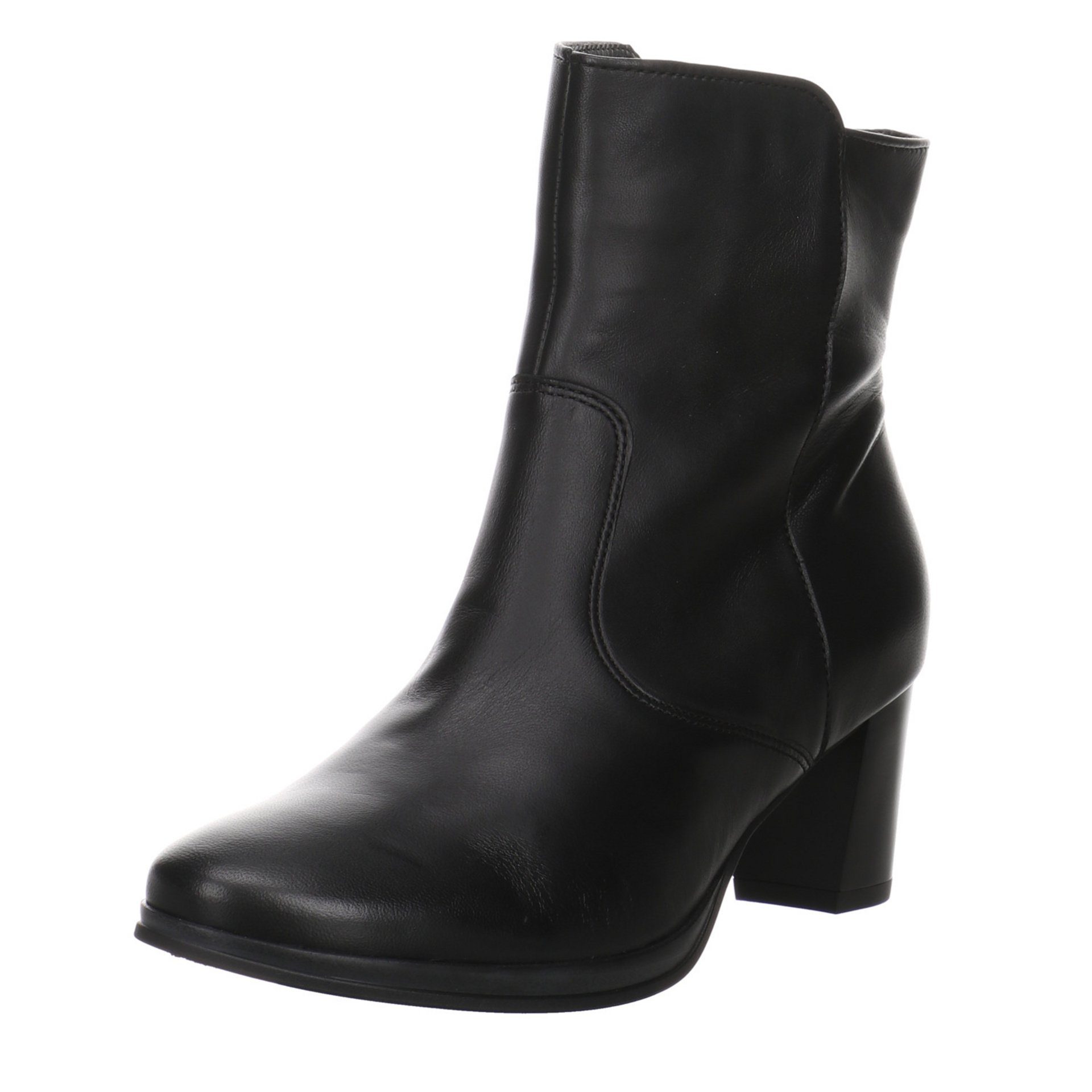 Schuhe Damen schwarz Ara Glattleder Stiefelette Orly Stiefelette Stiefeletten 049526