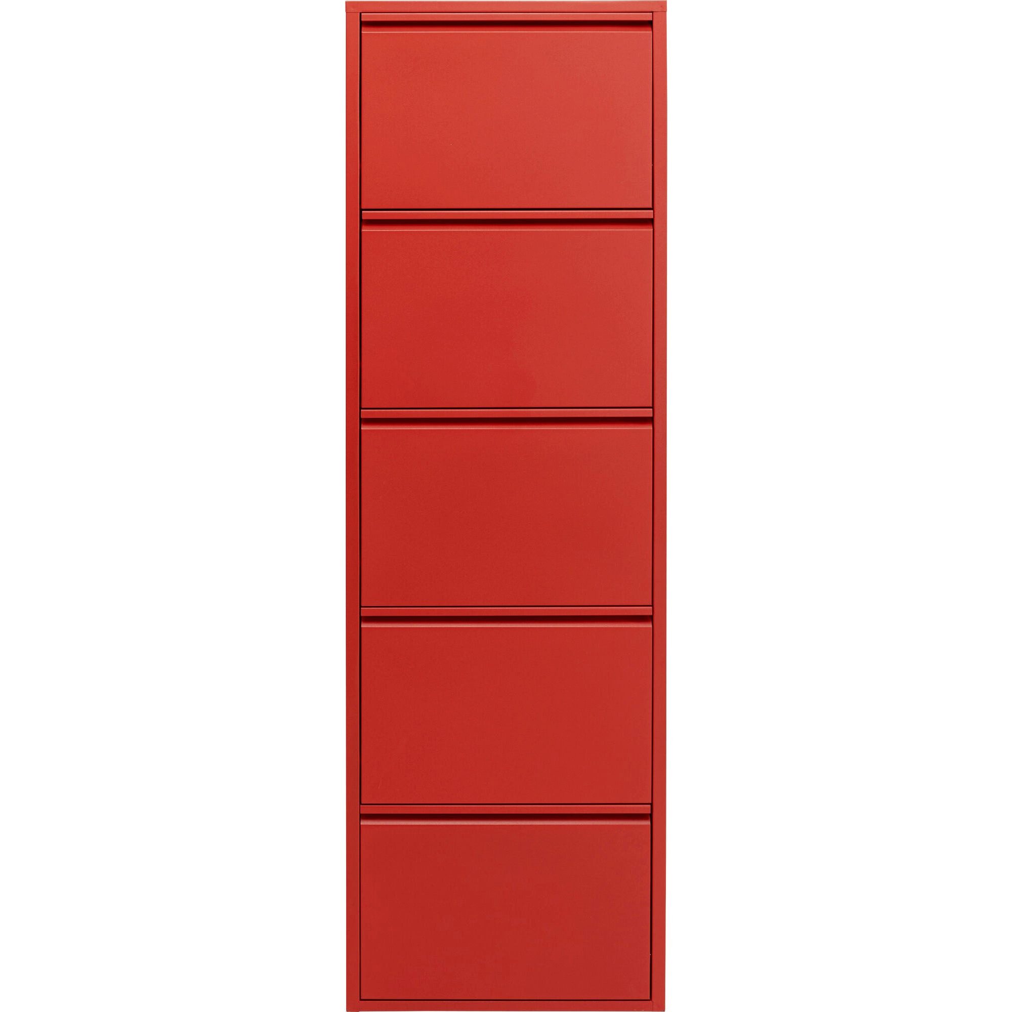 Kare Design Schuhschrank Caruso schmaler Schuhkipper mit 5 Klappen