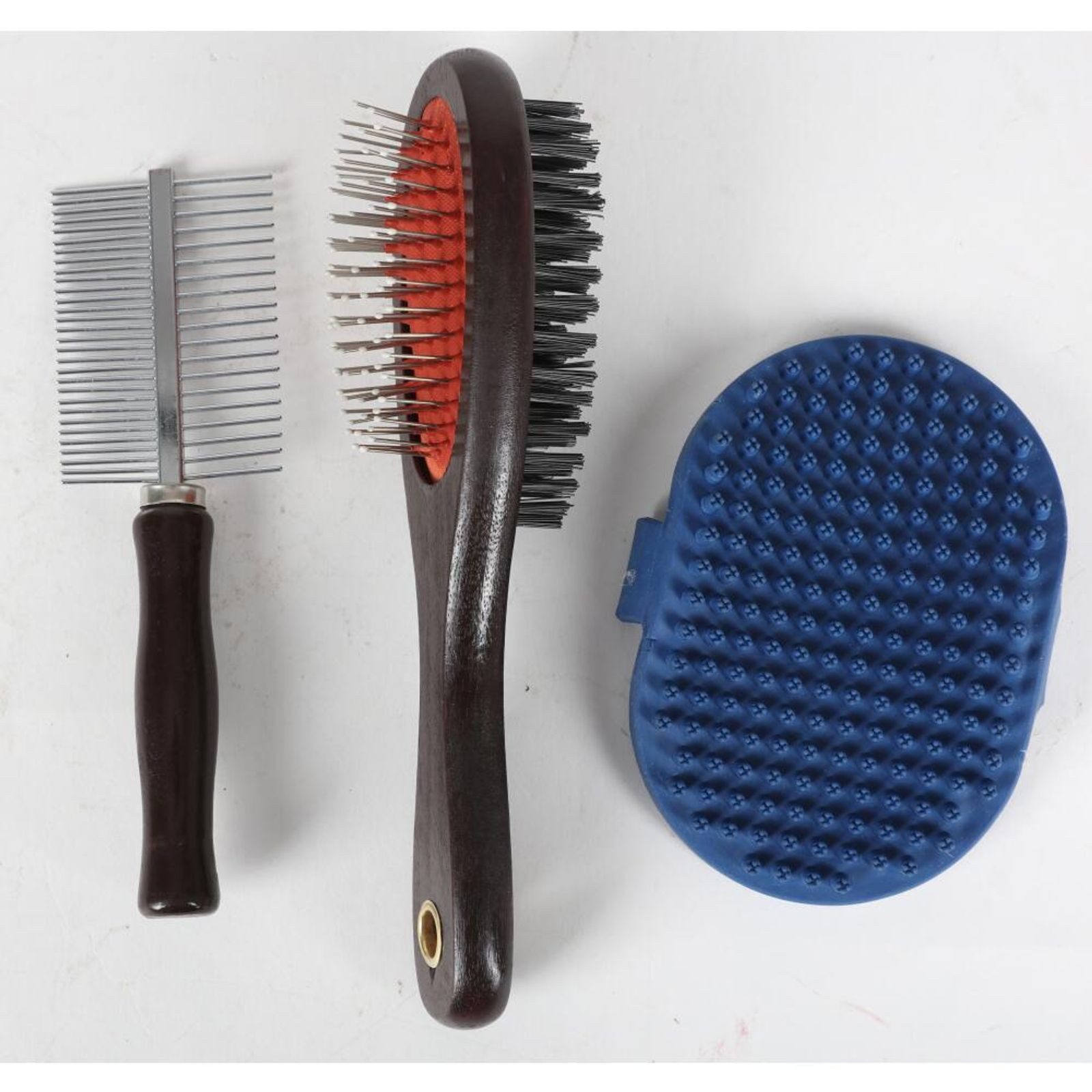 BURI Tierhaarentferner 6x Fellpflege Set 3 teilig Bürsten Kamm Hunde Katzen Haustiere Haarent