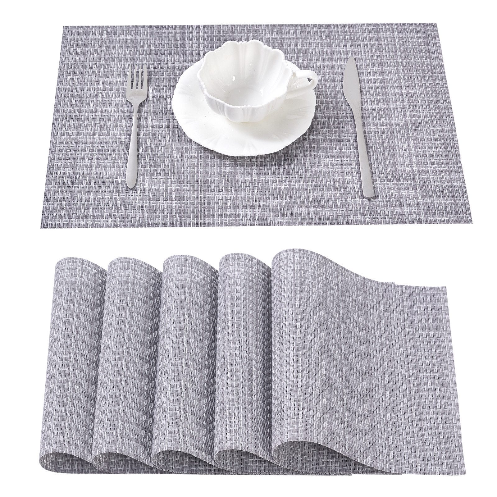 Simurq Platzset - Tischsets Abwaschbar / Rutschfest und Waschbar, (Platzdec günstig online kaufen