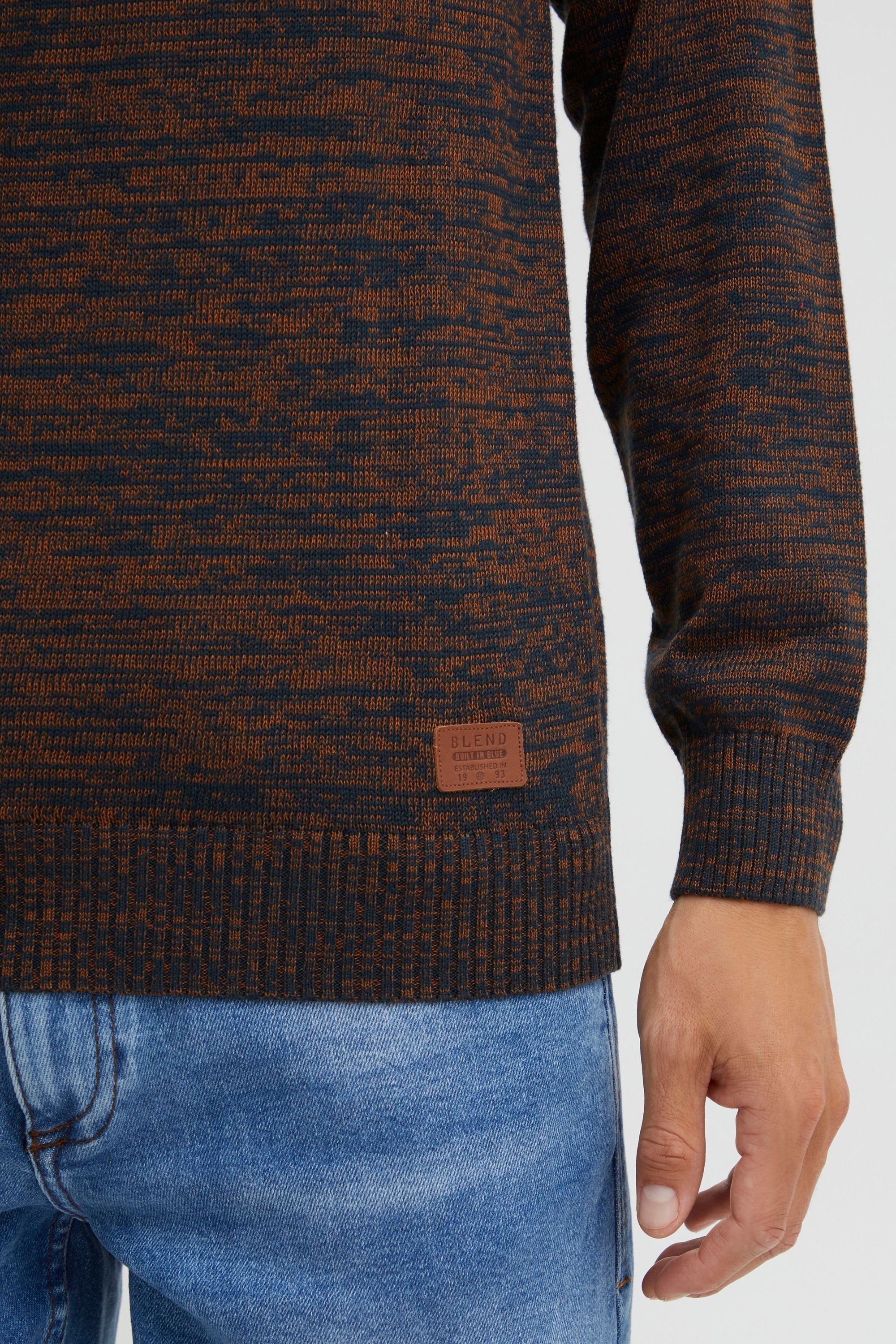 Blend Troyer BHDanovan Strickpullover in MeLange-Optik