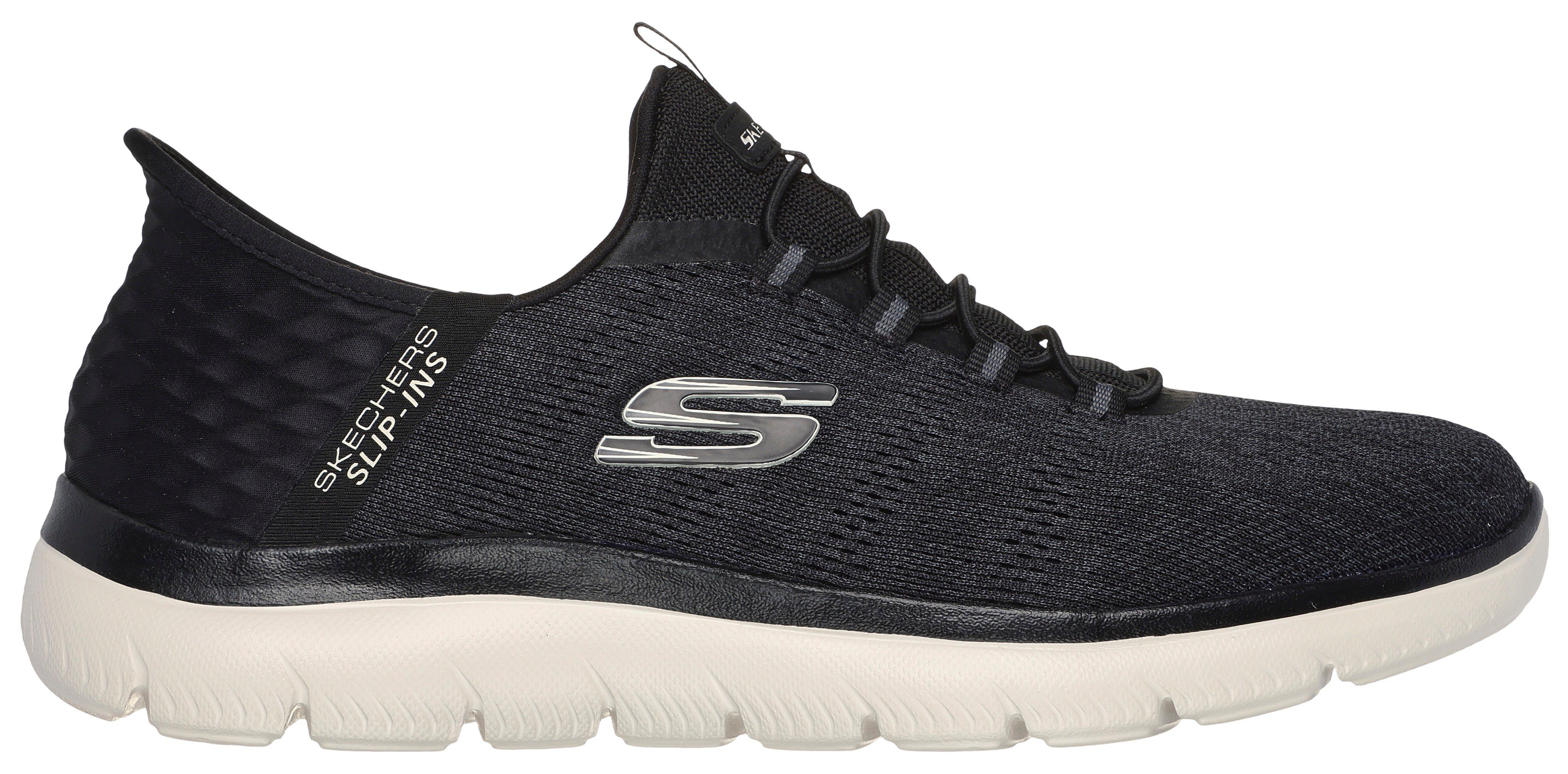 Skechers SUMMITS-KEY PACE Slip-On Sneaker Slipper, Freizeitschuh, Halbschuh in veganer Verarbeitung
