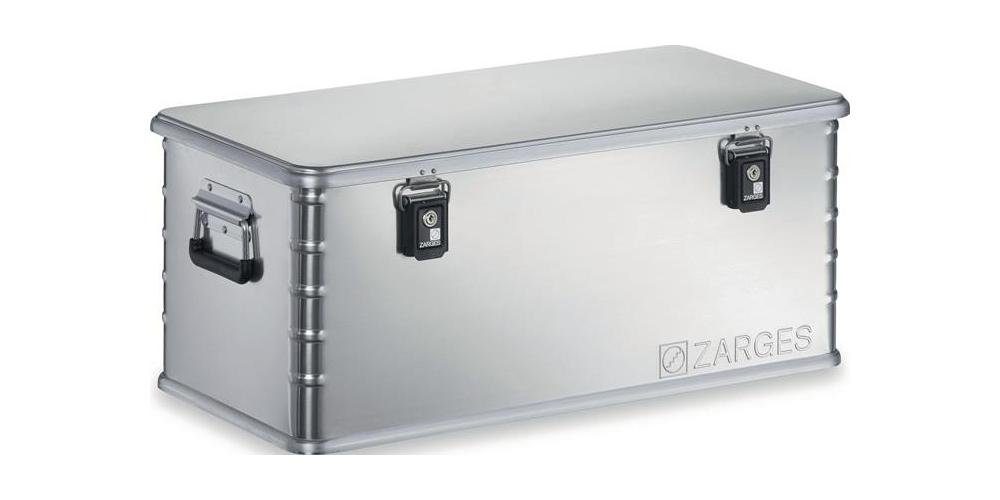 Zarges Aufbewahrungsbox Aluminiumbox Midi L800xB400xH330mm 81 l mit Klappverschluss
