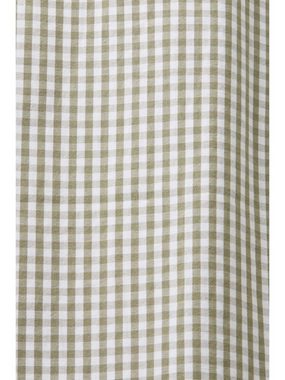 Esprit Langarmhemd Button-Down-Hemd mit Vichy-Muster, 100% Baumwolle