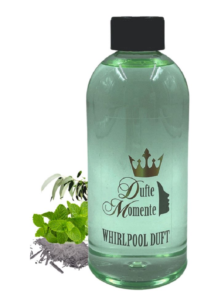 Dufte Momente Badezusatz Whirlpool Duft Polarminze (Eukalyptus, Menthol, Minze) 500ml, vegan und ohne Tierversuche, kein Schaum