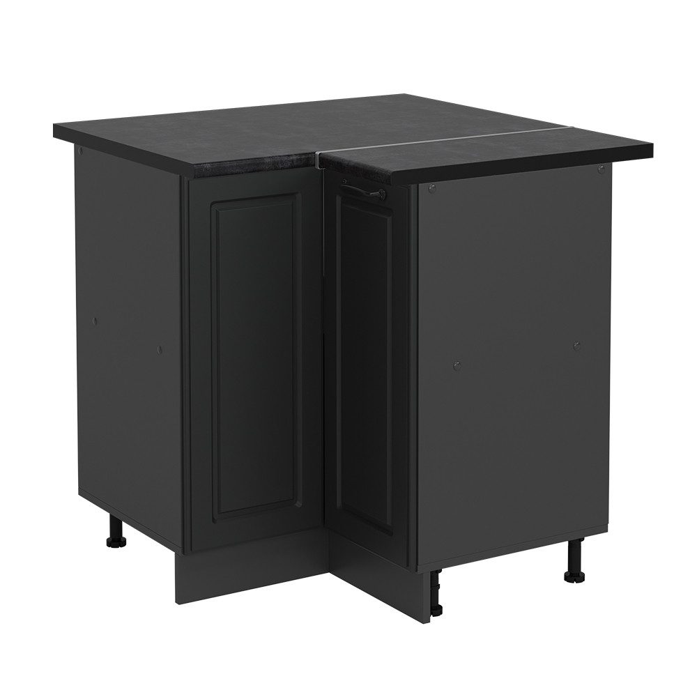 Vicco Eckunterschrank R-Line, Anthrazit Landhaus/Anthrazit, 75.6 günstig online kaufen