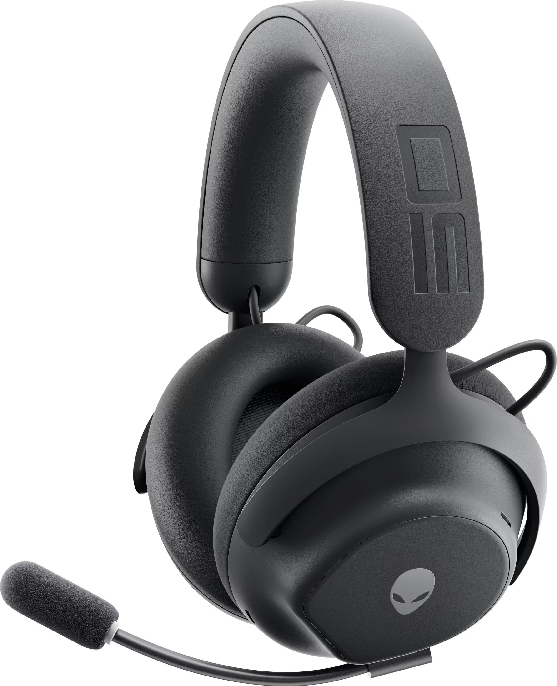 Dell Alienware PRO Wireless Gaming Headset Gaming-Headset (Tri-Mode (2.4GHz/BT/3.5mm); ANC; Hi-Res; 50mm Treiber; 75h Akku; Klapp-Mikro., Nein, 2,4 GHz Wireless, Kabelloses Gaming-Headset mit abnehmbarem Mikrofon, Noise-Cancelling)