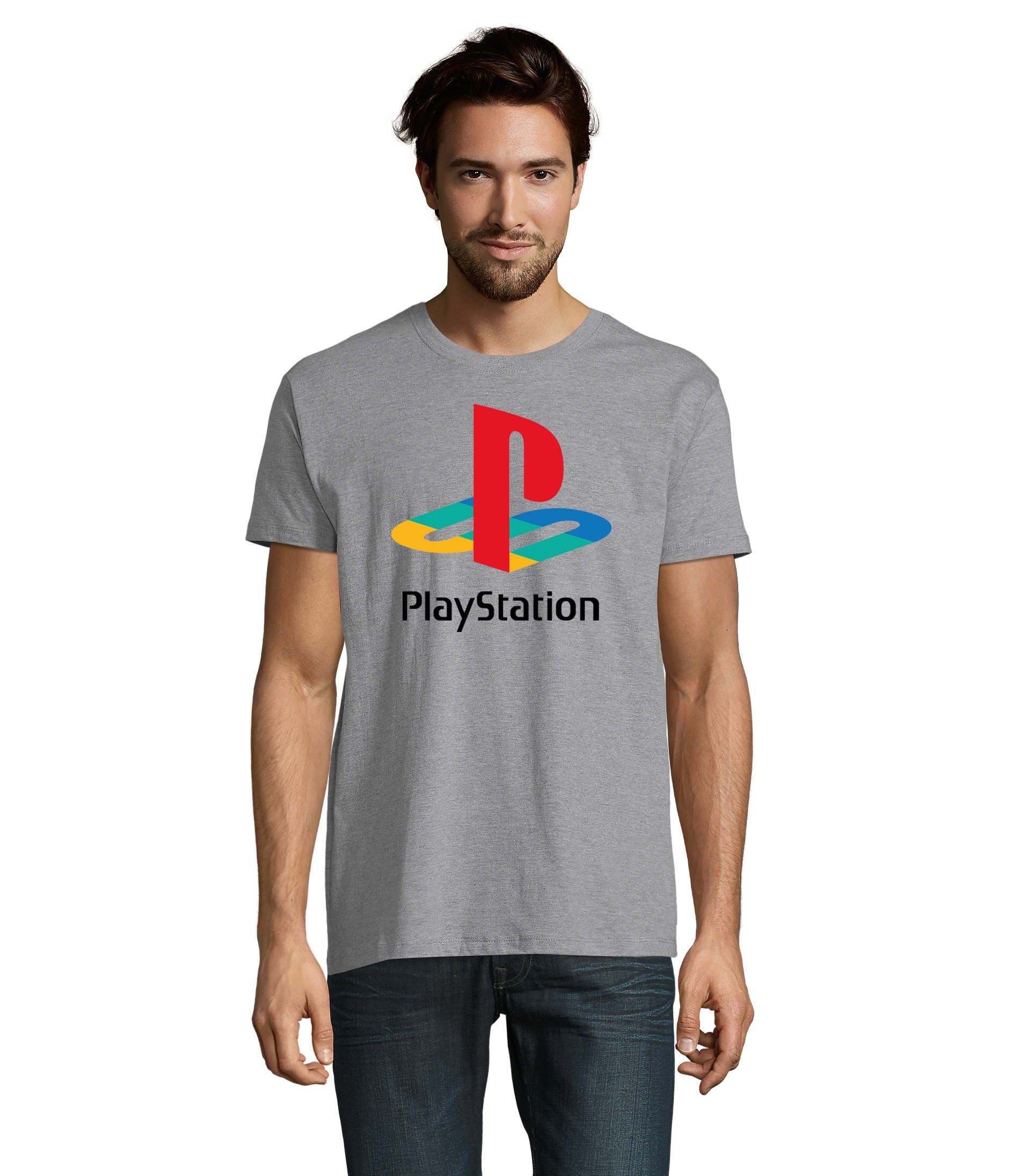 T-Shirt Herren Playstation Konsole Gaming Retro Nerd Amiga