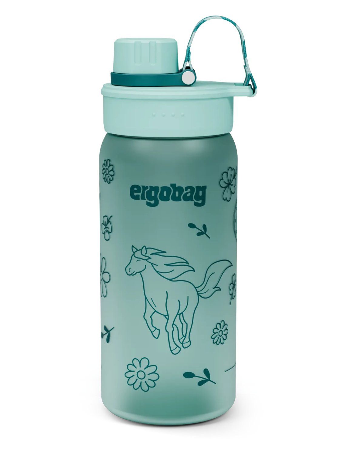 ergobag Trinkflasche Trinkflasche, auslaufsicher und kohlensäuregeeignet