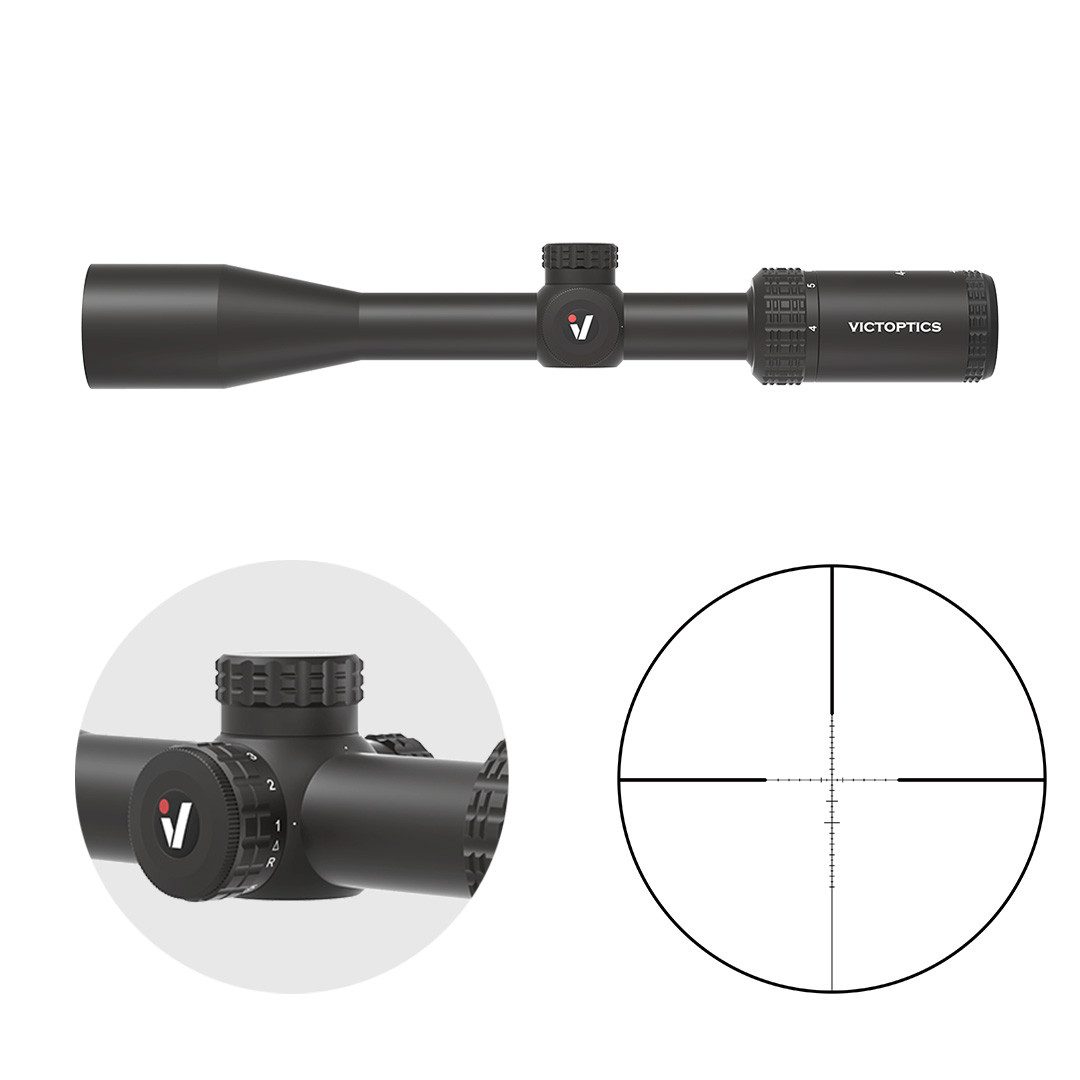 Vector Optics Victoptics VIOC-04 SOI 4-12x40 Zielfernrohr (Ideal für Jagd, Sport und Airsoft)