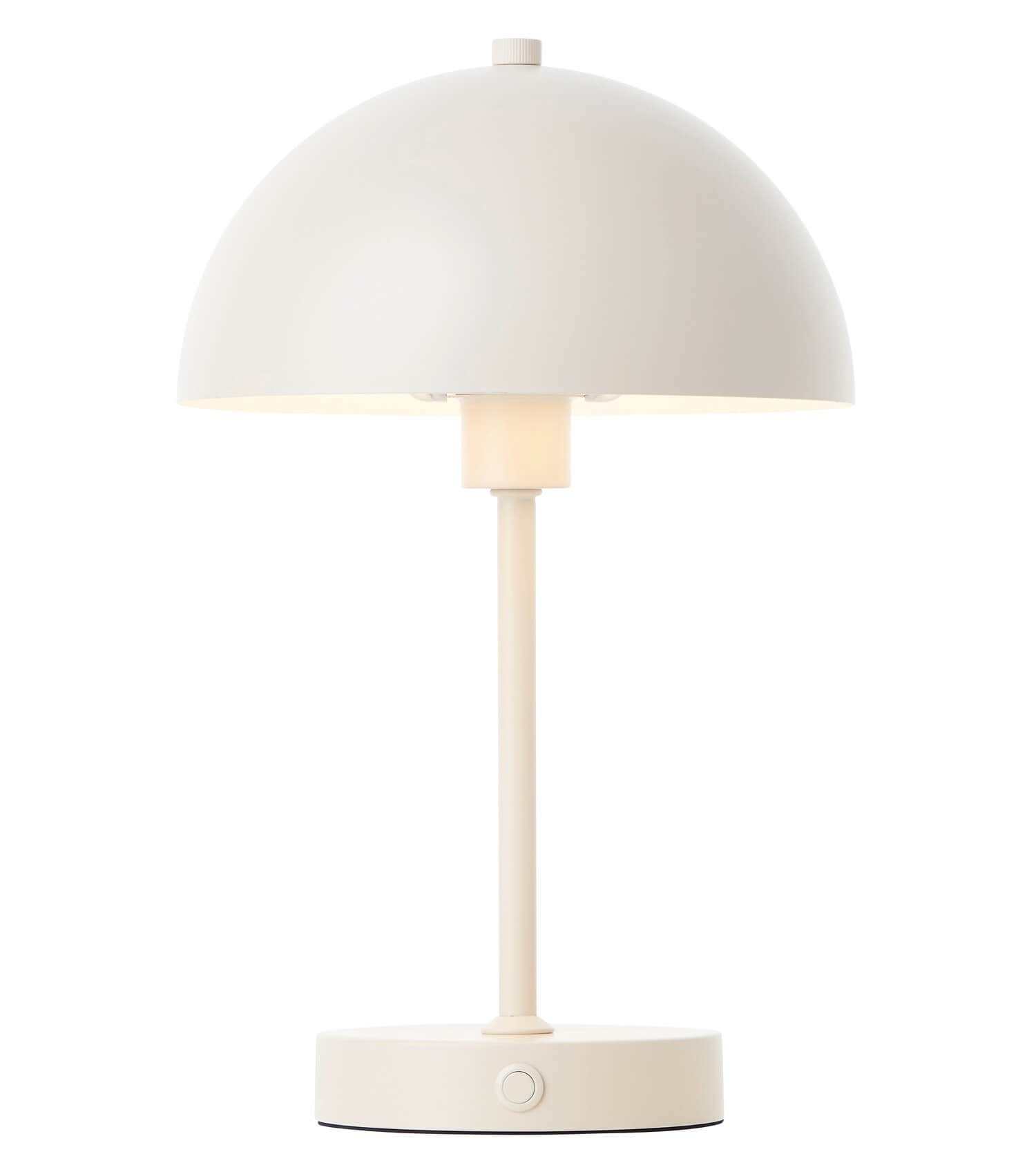 Tischlampe Beige aufladbar, Warmweiß, Akku mokebo Der kabellos, mit dimmbare Tischleuchte Leuchtturm, LED-Lampe vintage