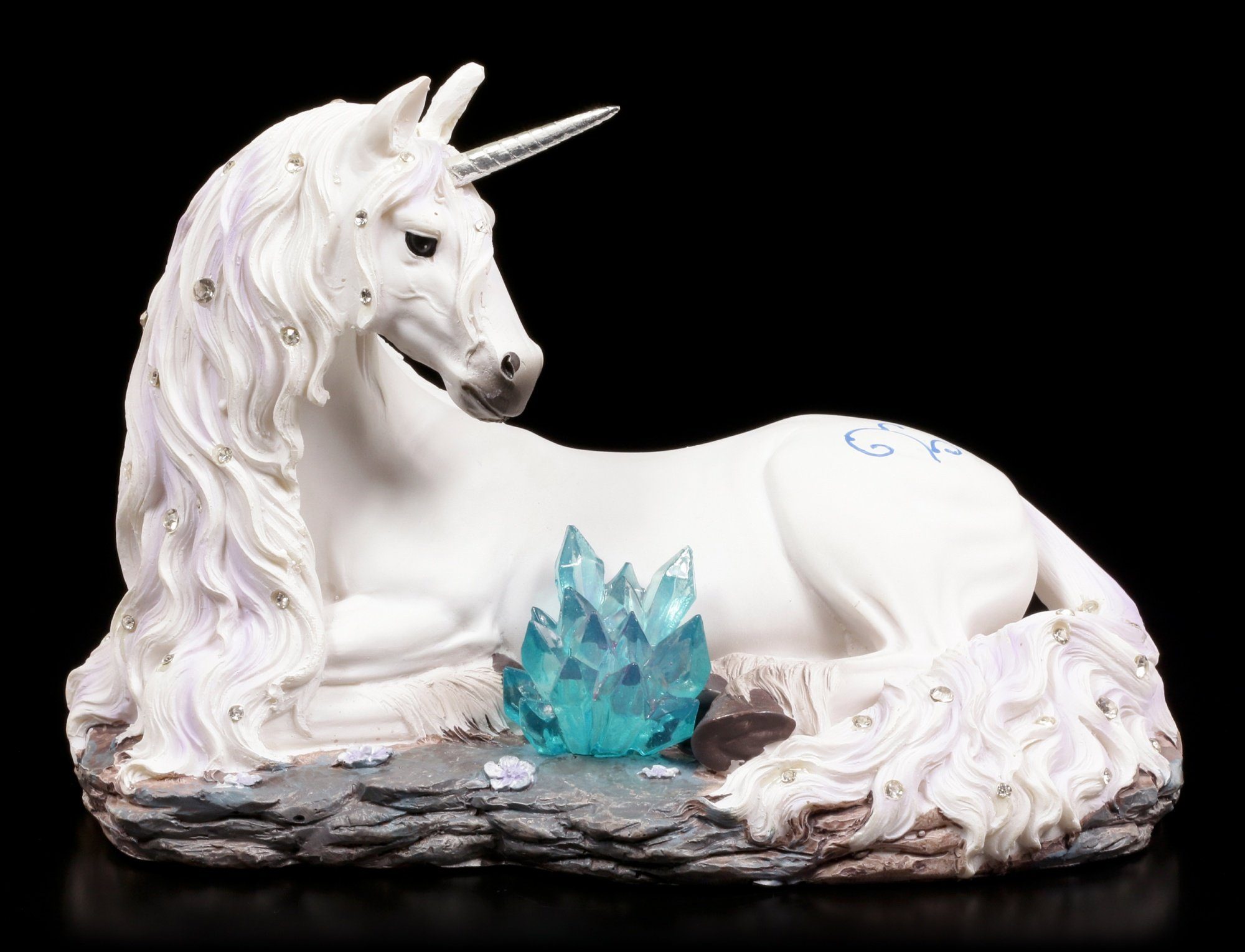 Figuren Shop GmbH Fantasy-Figur Einhorn Figur - Jewelled Tranquillity - Nemesis Now - Fantasy Deko