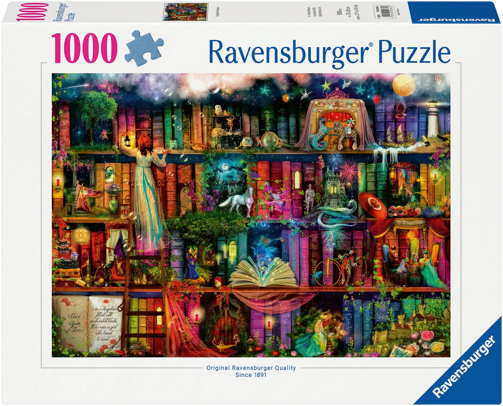 Ravensburger Puzzle Magische Märchenstunde, 1000 Puzzleteile, Made in Germa günstig online kaufen
