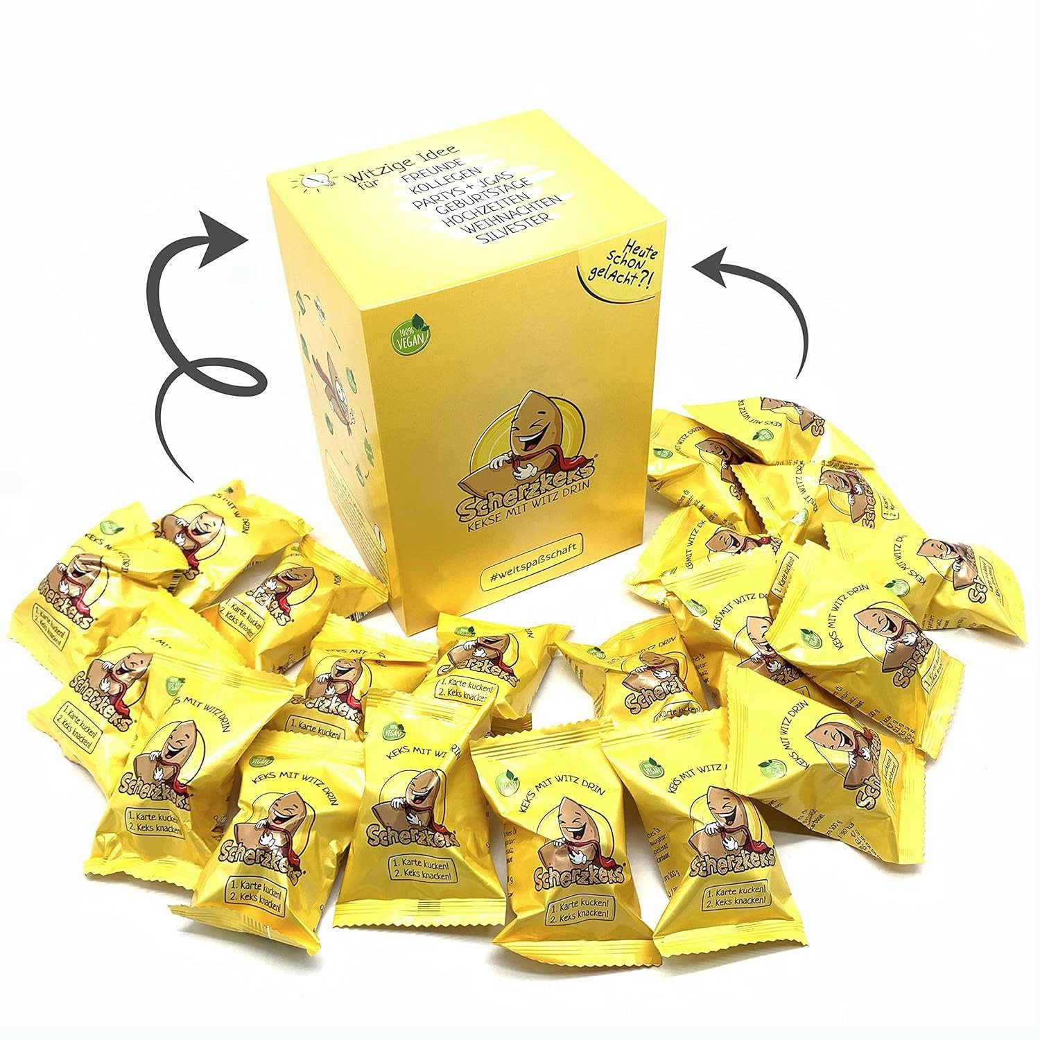 Scherzkeks Kekse Original 20er Box, 1 x 140 g, 20 St. (Packung, 20er)