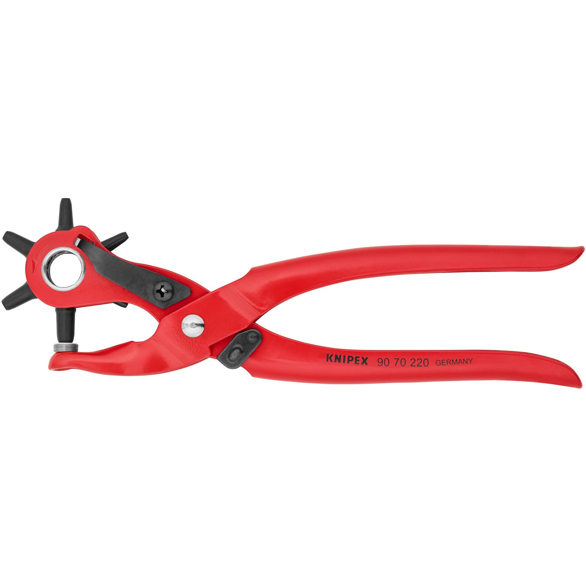 Knipex Greifzange KNIPEX Revolverlochzange 90 70 220, Zange, (6