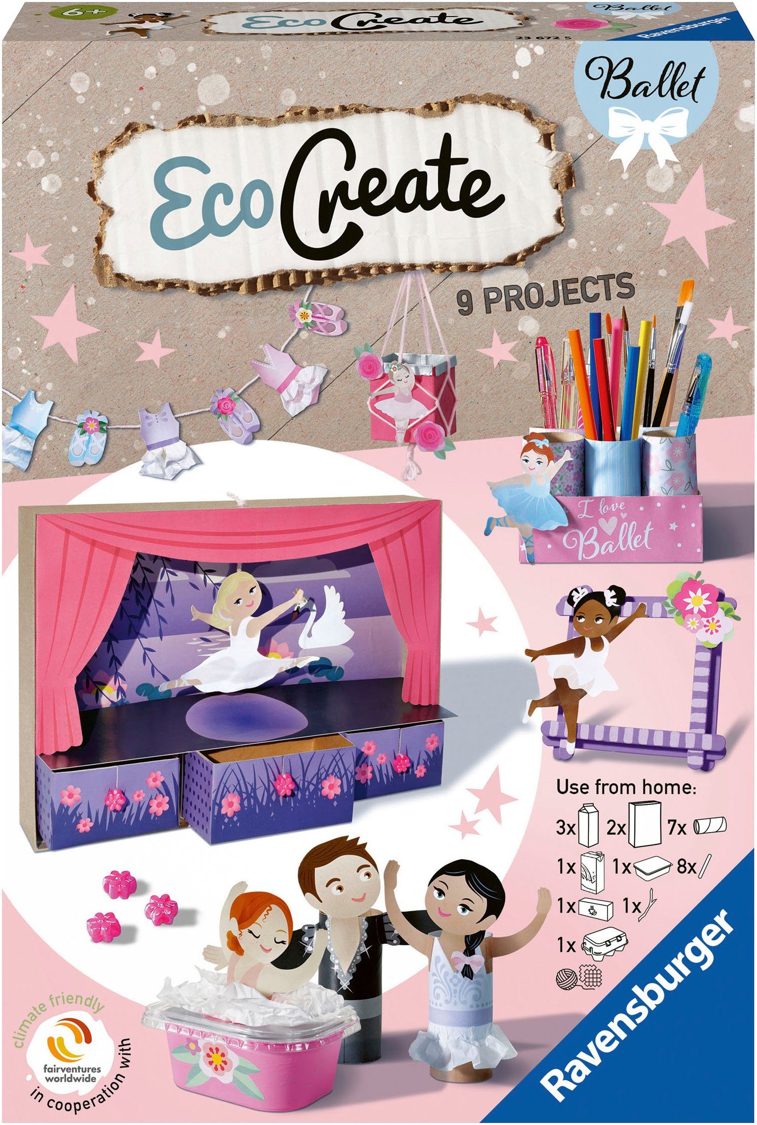 Ravensburger Kreativset Live like a Ballerina, Made in Europe