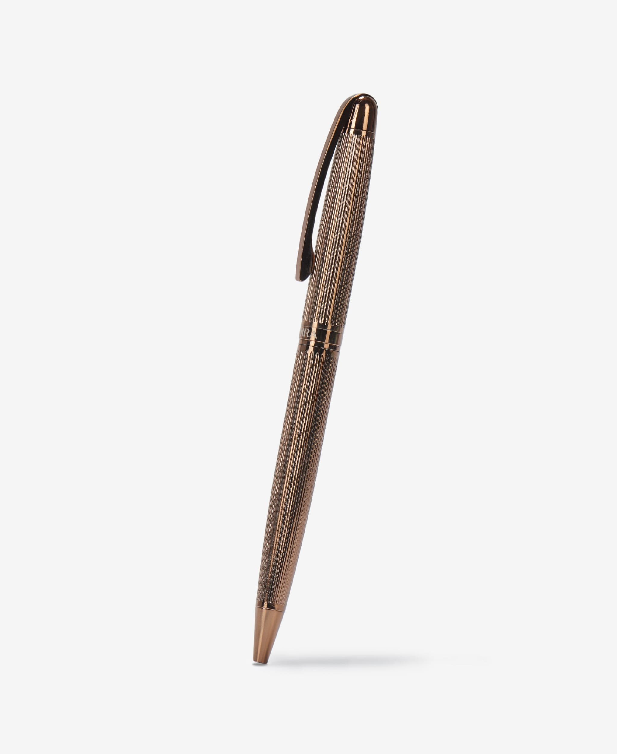 GLAMIRA Kugelschreiber Metallkugelschreiber - Kaffeegold, (1-tlg), hochwertiges Kupfer, schlankes Design, ausgewogenes Gewicht