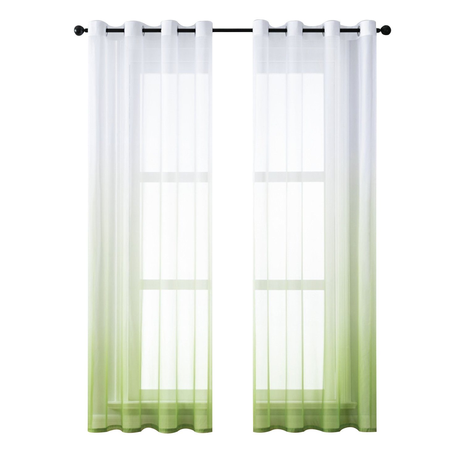 BYSURE Vorhang, Ösen (2 St), transparent, günstig online kaufen