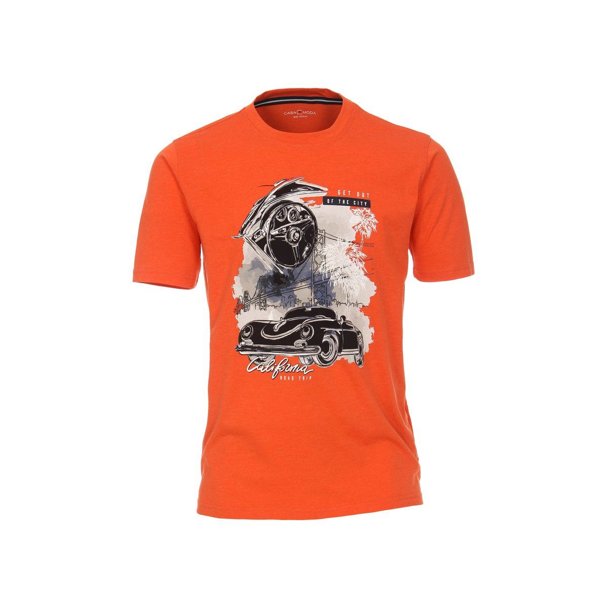 VENTI T-Shirt orange regular (1-tlg) 460 orange