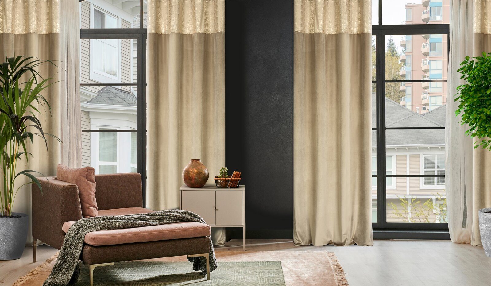 Design91 Vorhang Ösenvorhang ELEN, prächtige Vorhänge, günstig online kaufen