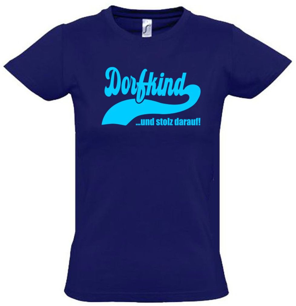 Print-Shirt DORFKIND und stolz darauf ! T-Shirt Kinder + Erwachsene
