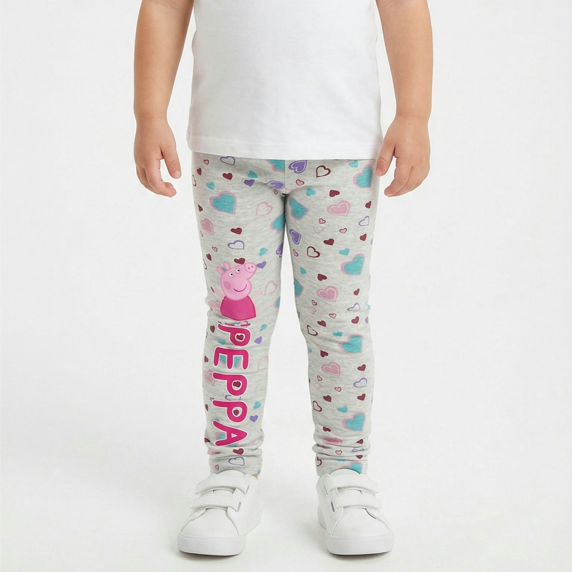 Peppa Pig Leggings Peppa Wutz Pig Mädchen Kinder Leggings Jogginghose Hose Gr. 92 bis 116