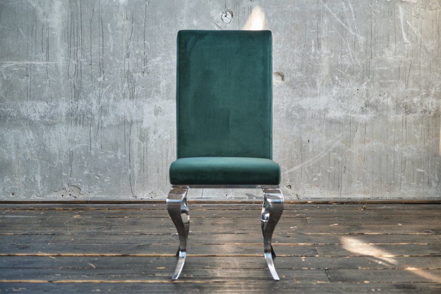 Farben Esszimmerstuhl Barock Stuhl Velvet grün verschiedene LEIA, KAWOLA
