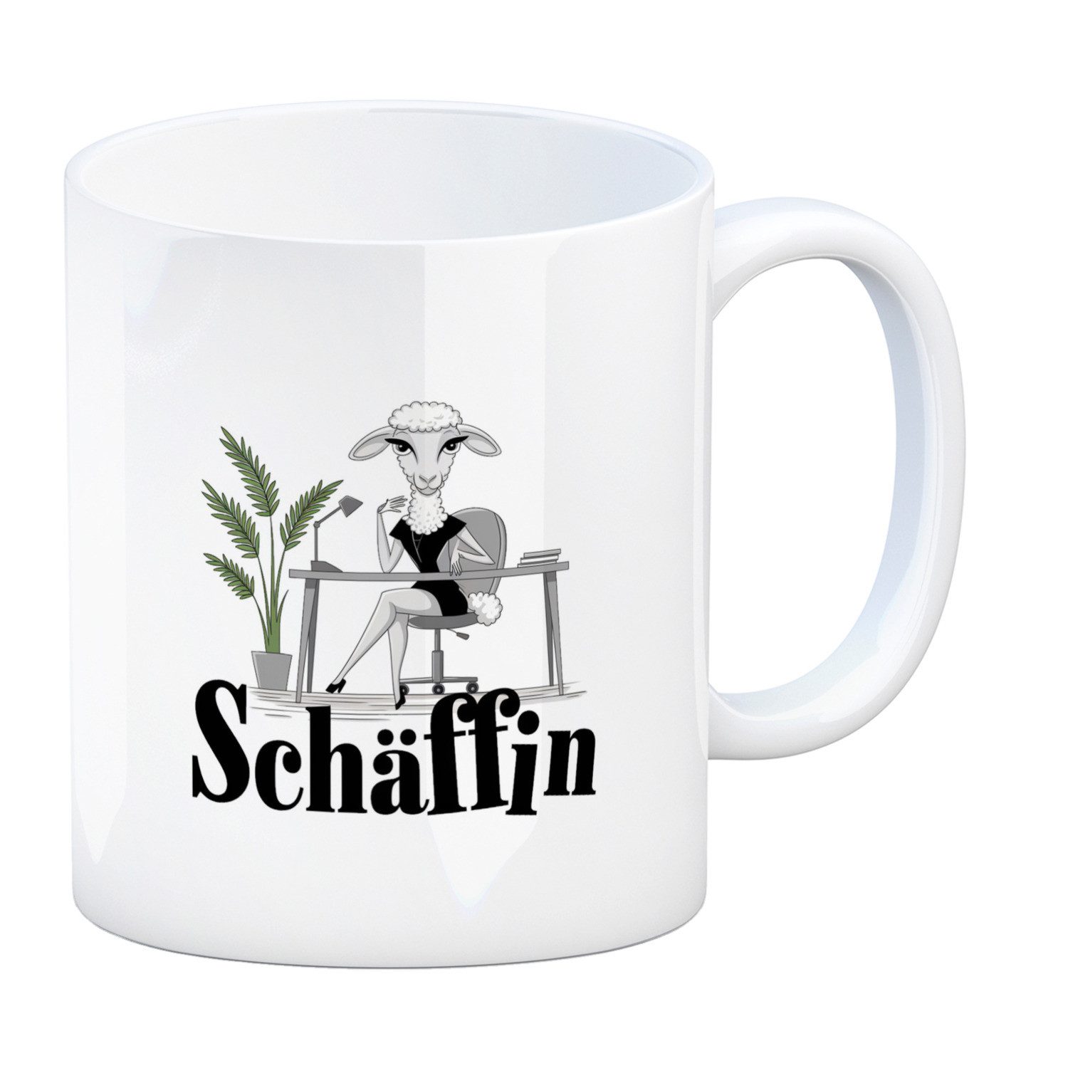 Tasse Schäffin Kaffeebecher für die Chefin im Büro