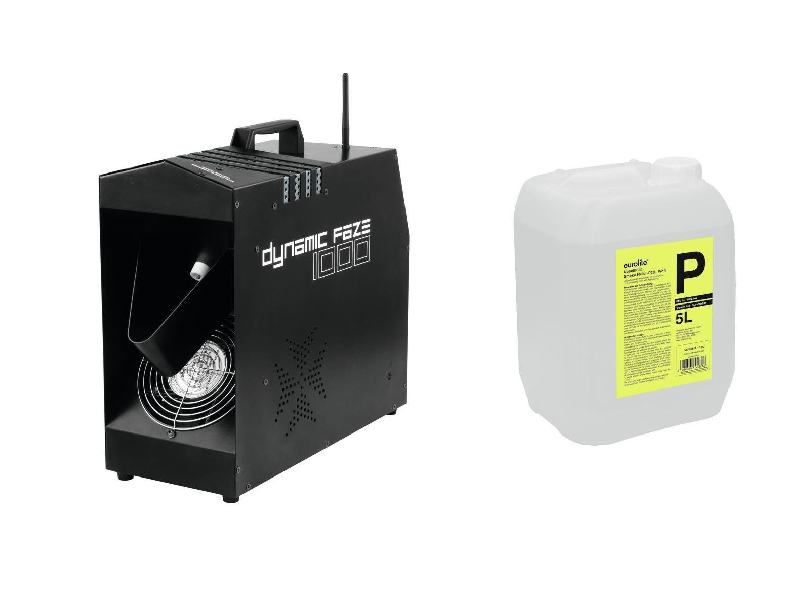 Discolicht Set Dynamic Faze 1000 + Smoke Fluid -P2D- 5l