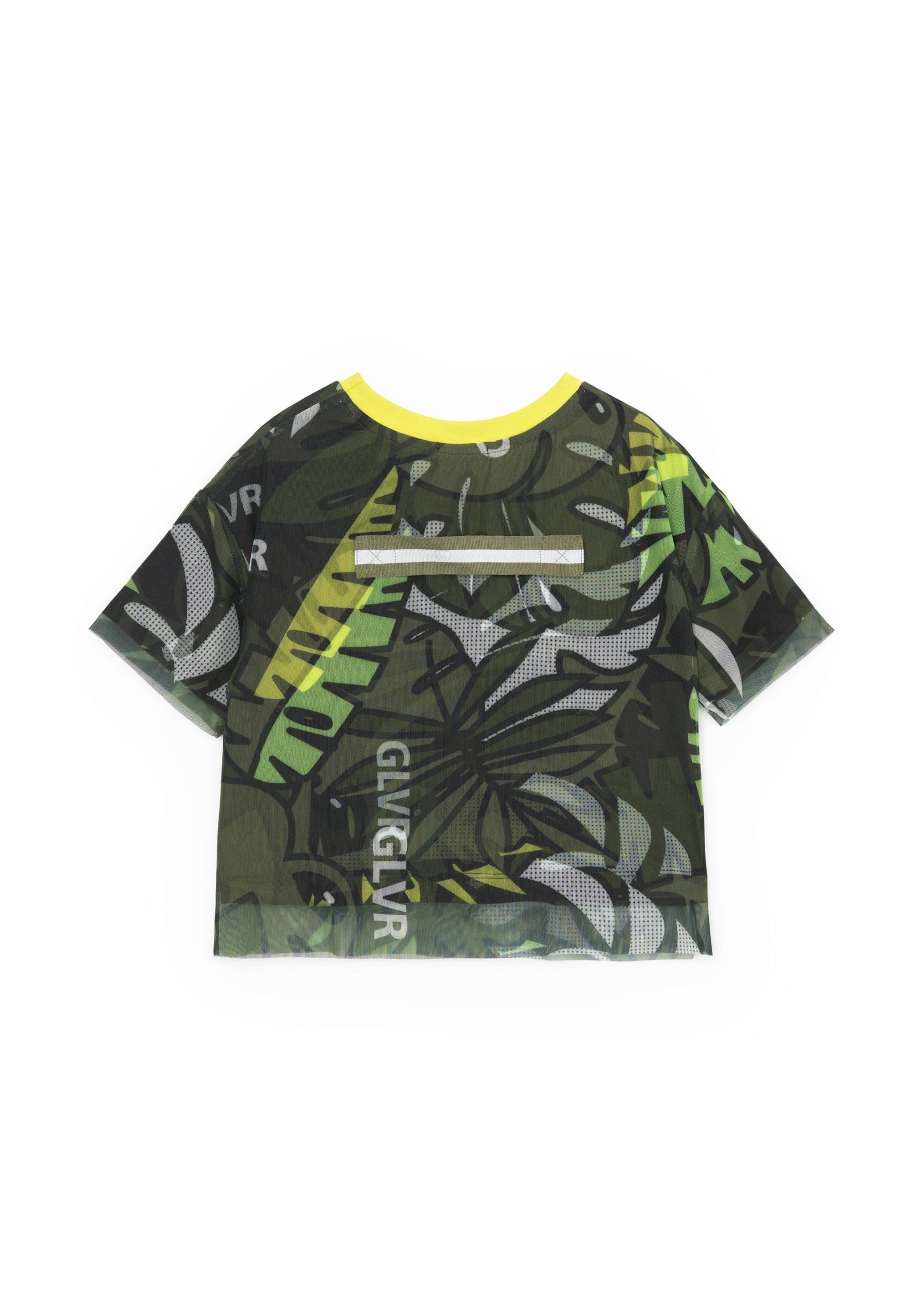 T-Shirt Gulliver Netzdekor stylischem mit