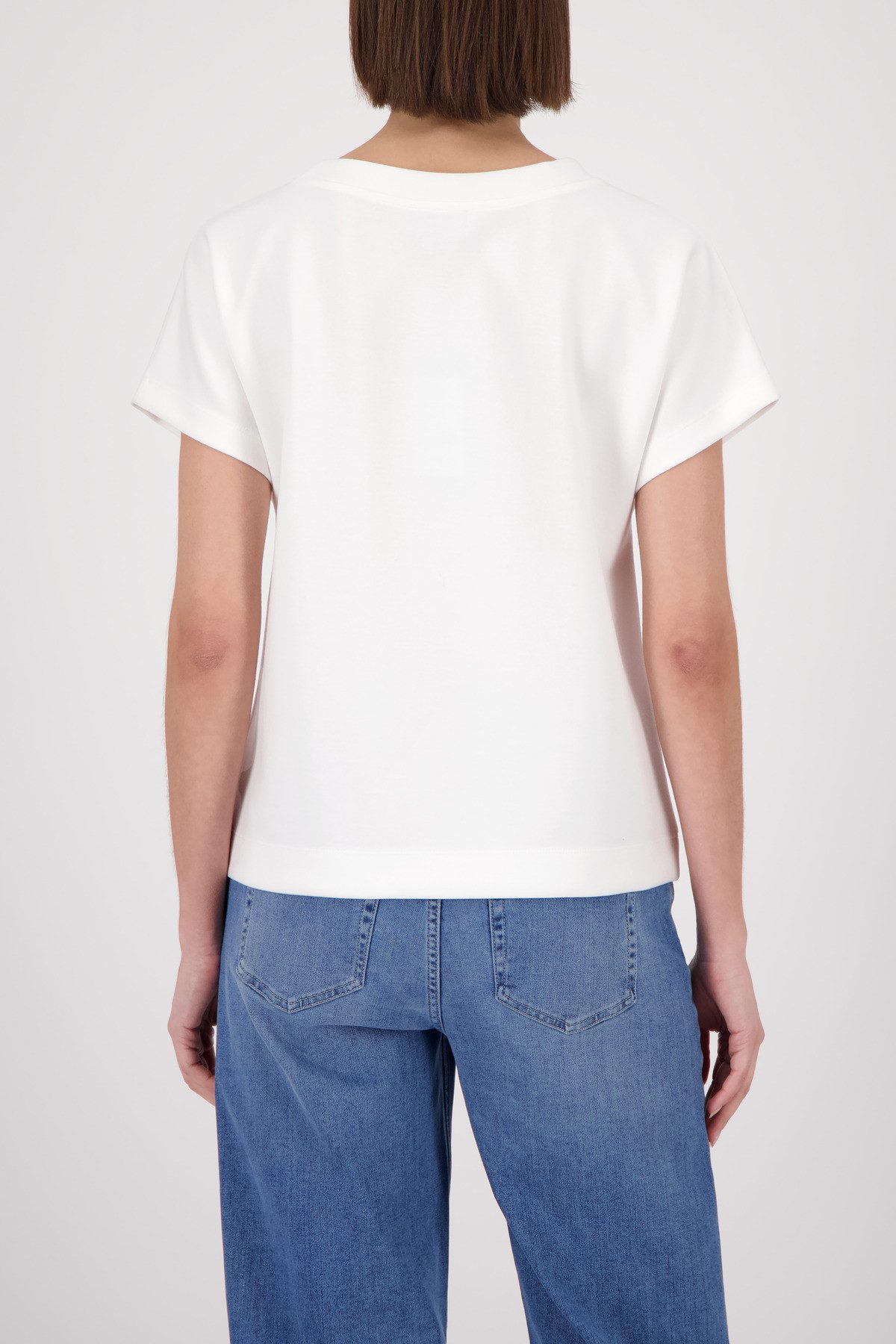 Monari Sweatshirt mit aufgesetzter Schmucktasche