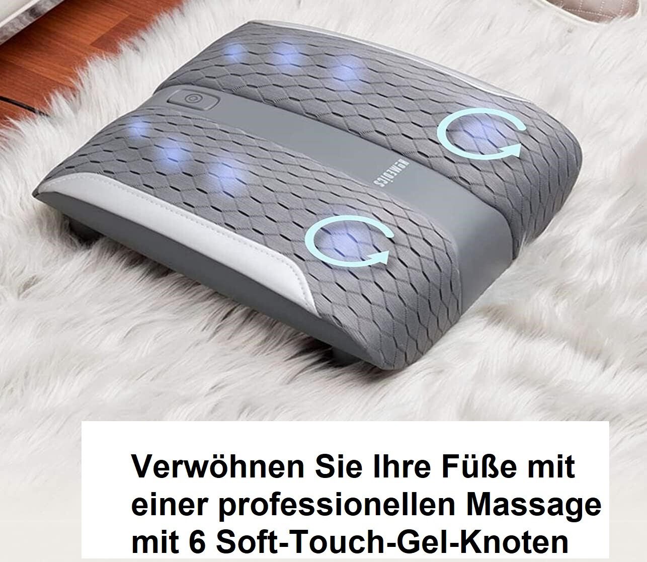 HOMEDICS Shiatsu-Fußmassagegerät HoMedics GEL SHIATSU FUSSMASSAGEGERÄT MIT WÄRMEFUNKTION