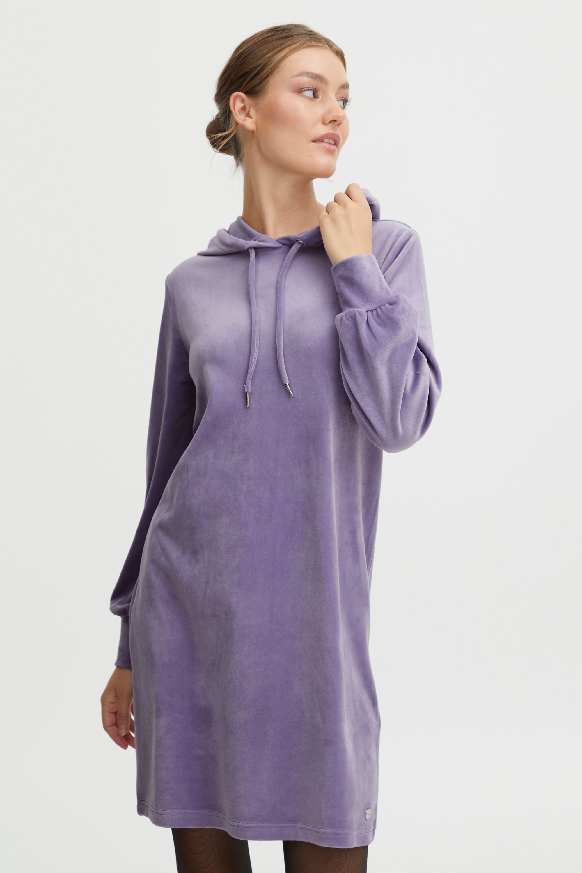 OXMO Samtkleid OXMira 21800135-ME Modisches Kleid