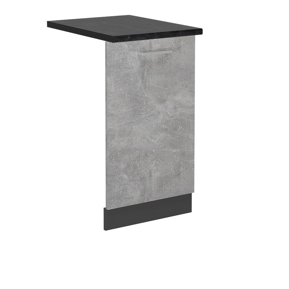Vicco Frontblende R-Line, Beton/Anthrazit, 45 cm, AP Anthrazit (1 St)