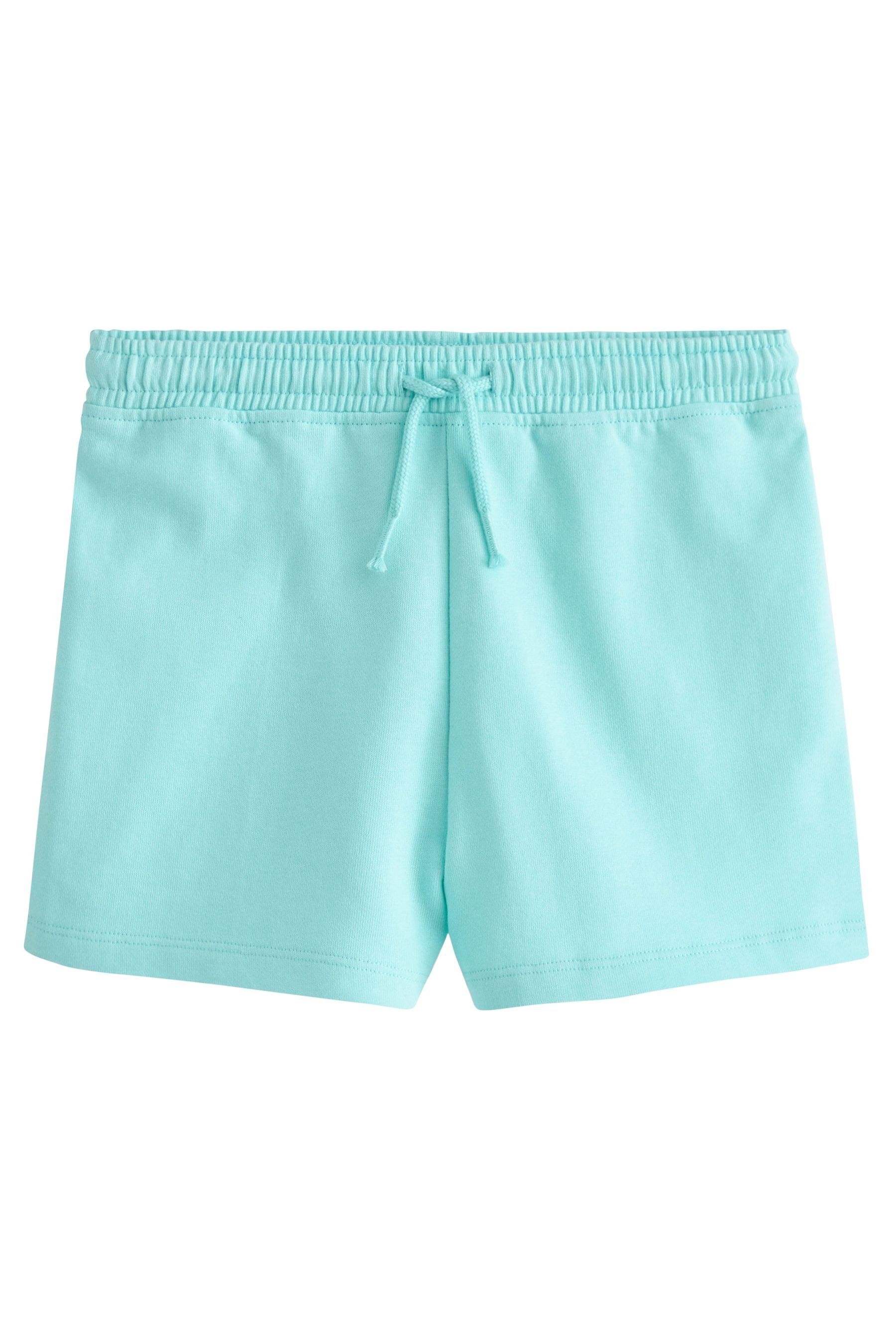 (3-tlg) Green/White 3er-Pack Pink/Mint Baumwolljersey, Sweatshorts Next Pastel aus Shorts