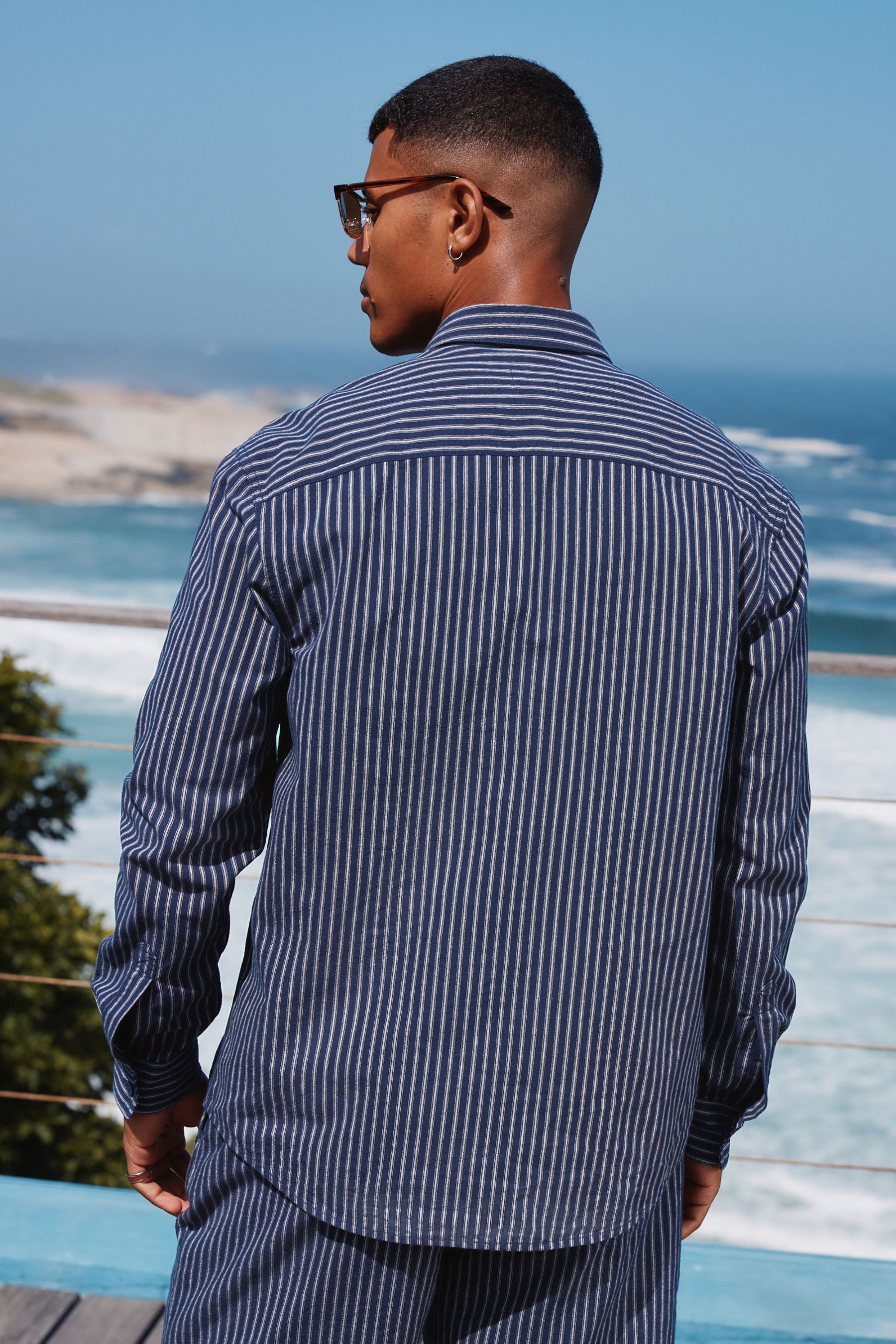 Next Langarmhemd Langarmhemd mit Streifen aus günstig online kaufen